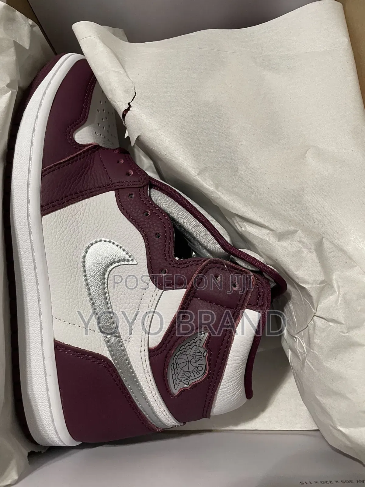 Nike Air Jordan 1 Retro High Og Bordeaux Fashion Shoes