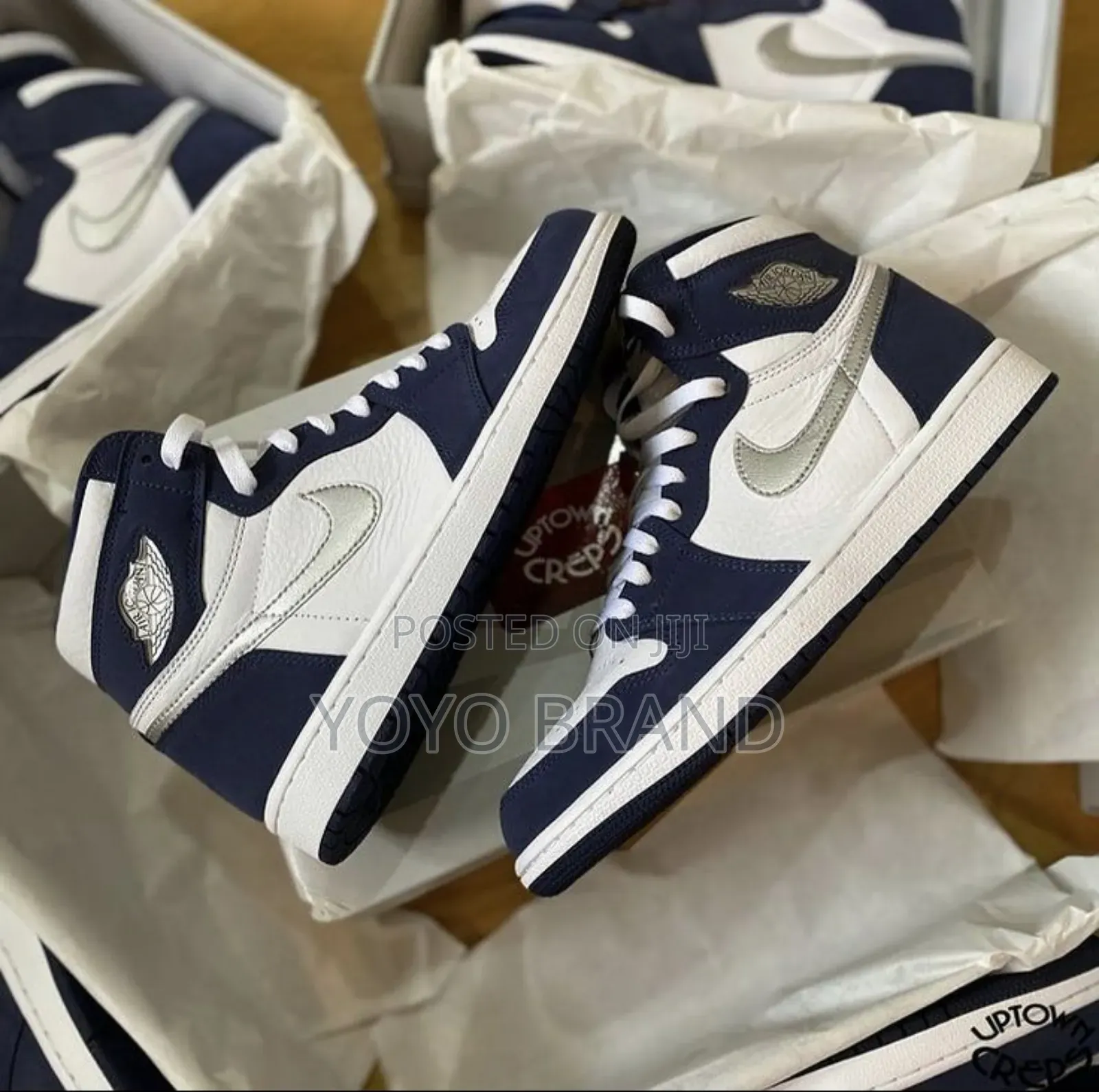 Nike Air Jordan 1 Retro High Co.Jp Mid Night Navy Shoes