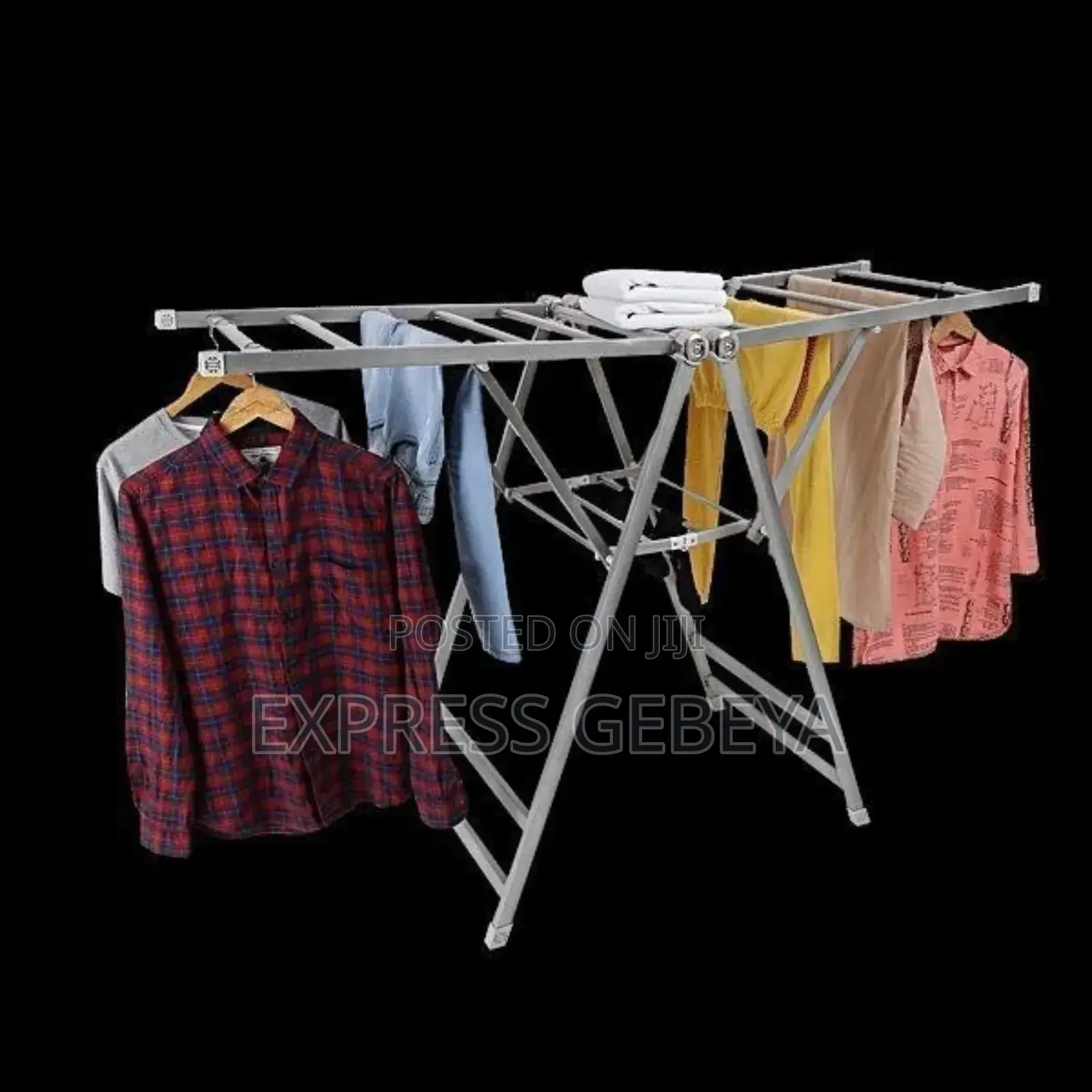 Aluminum Alloy Cloth Drying Stand የአልሙኒየም ልብስ ማስጪያ
