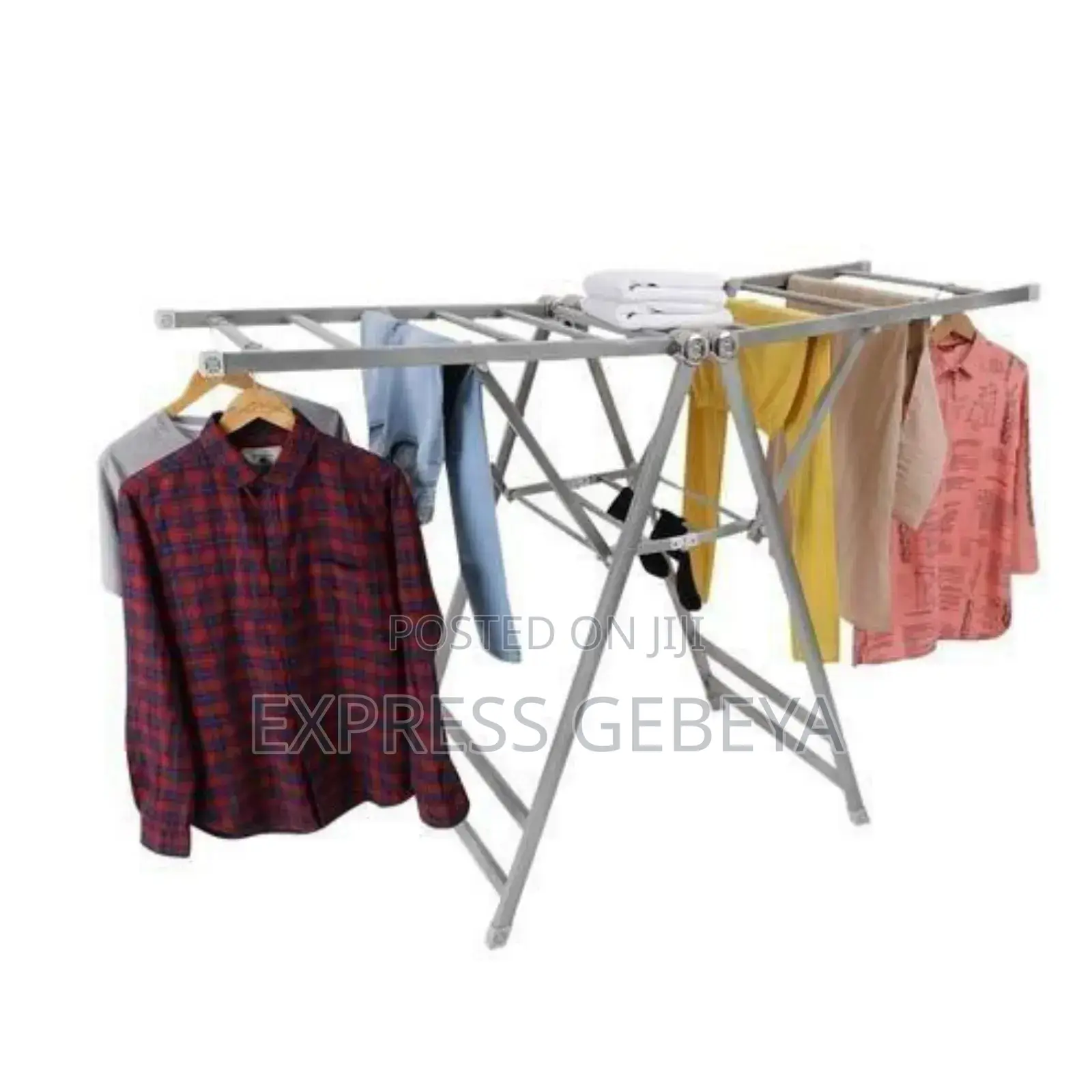Aluminum Alloy Cloth Drying Stand የአልሙኒየም ልብስ ማስጪያ