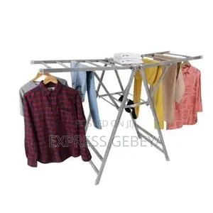 Aluminum Alloy Cloth Drying Stand የአልሙኒየም ልብስ ማስጪያ