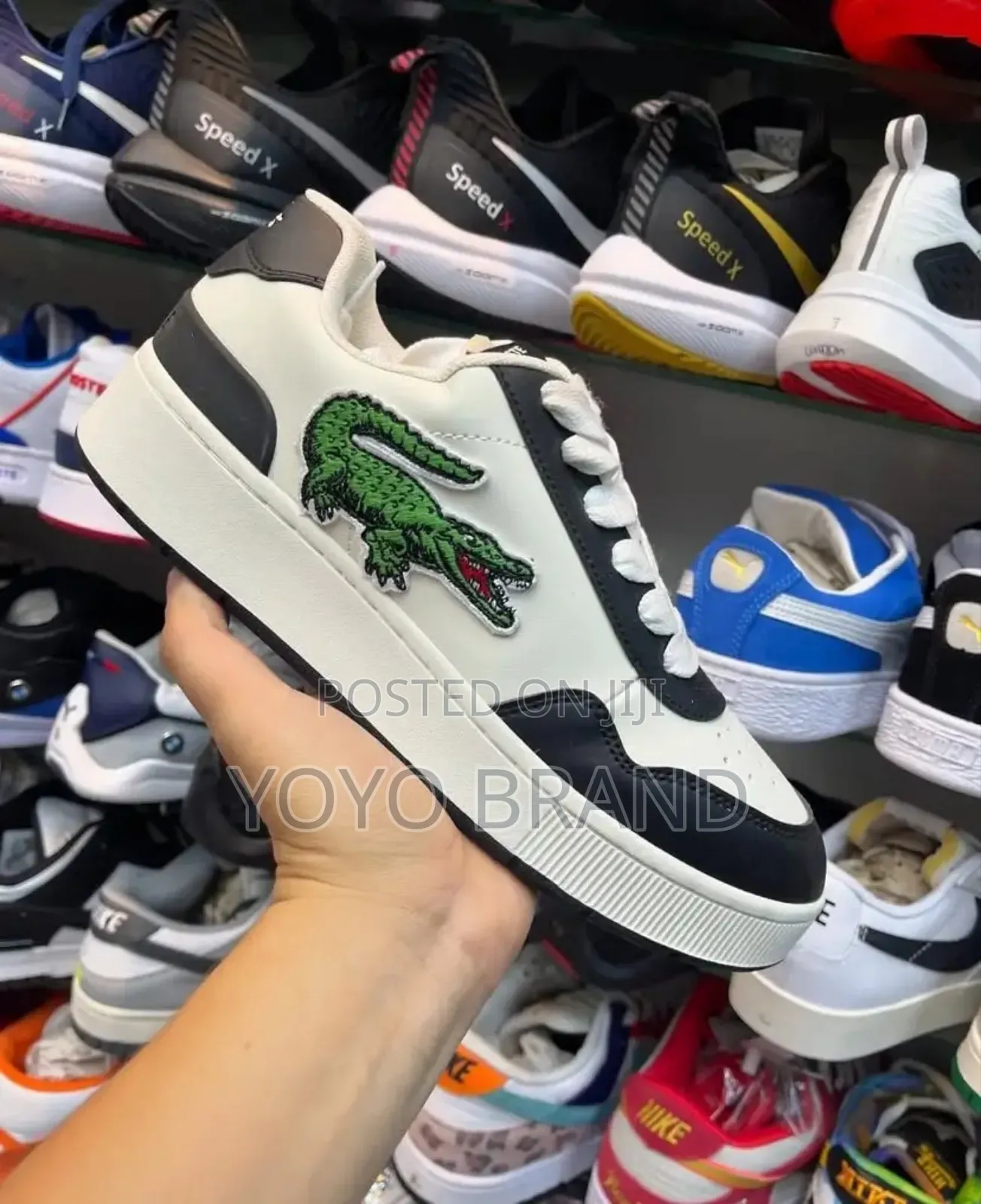 Lacoste Ace Clip White/Green Fashion Sneaker