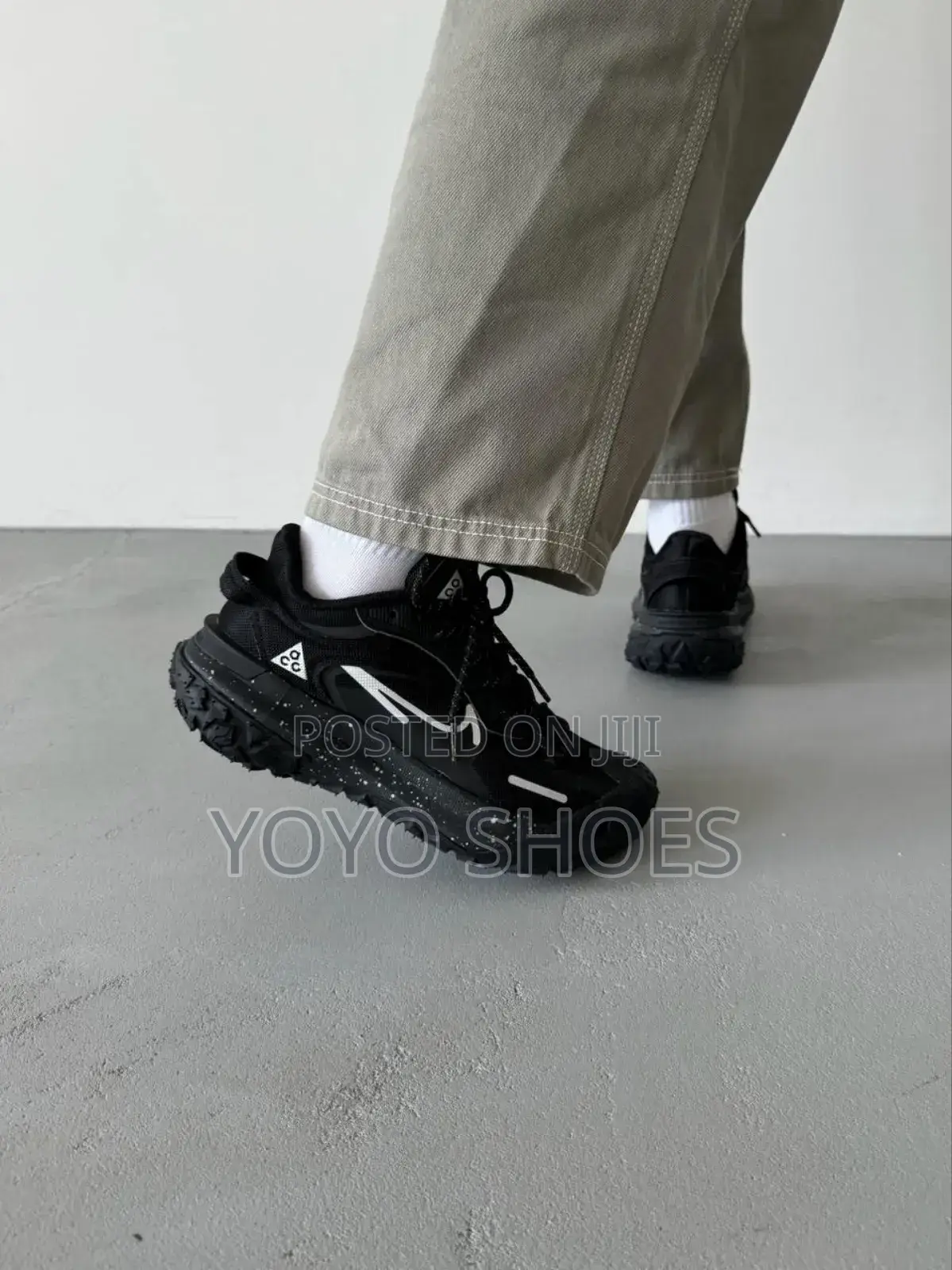 Nike Acg Mountain Fly 2 Low Trail Running Black Fashion Shoes
