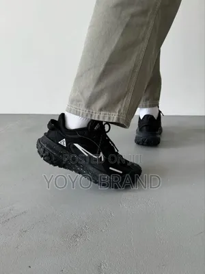 Nike Acg Mountain Fly 2 Low Trail Running Black Fashion Shoes