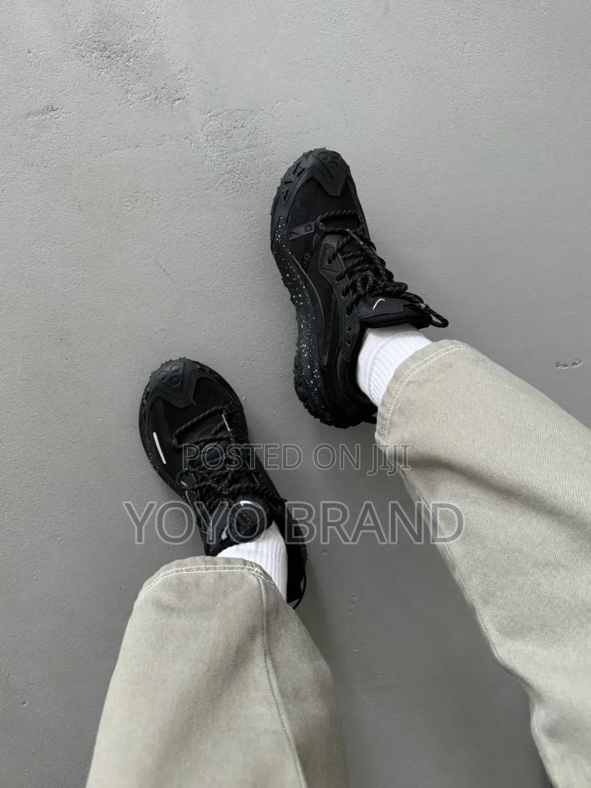 Nike Acg Mountain Fly 2 Low Trail Running Black Fashion Shoes