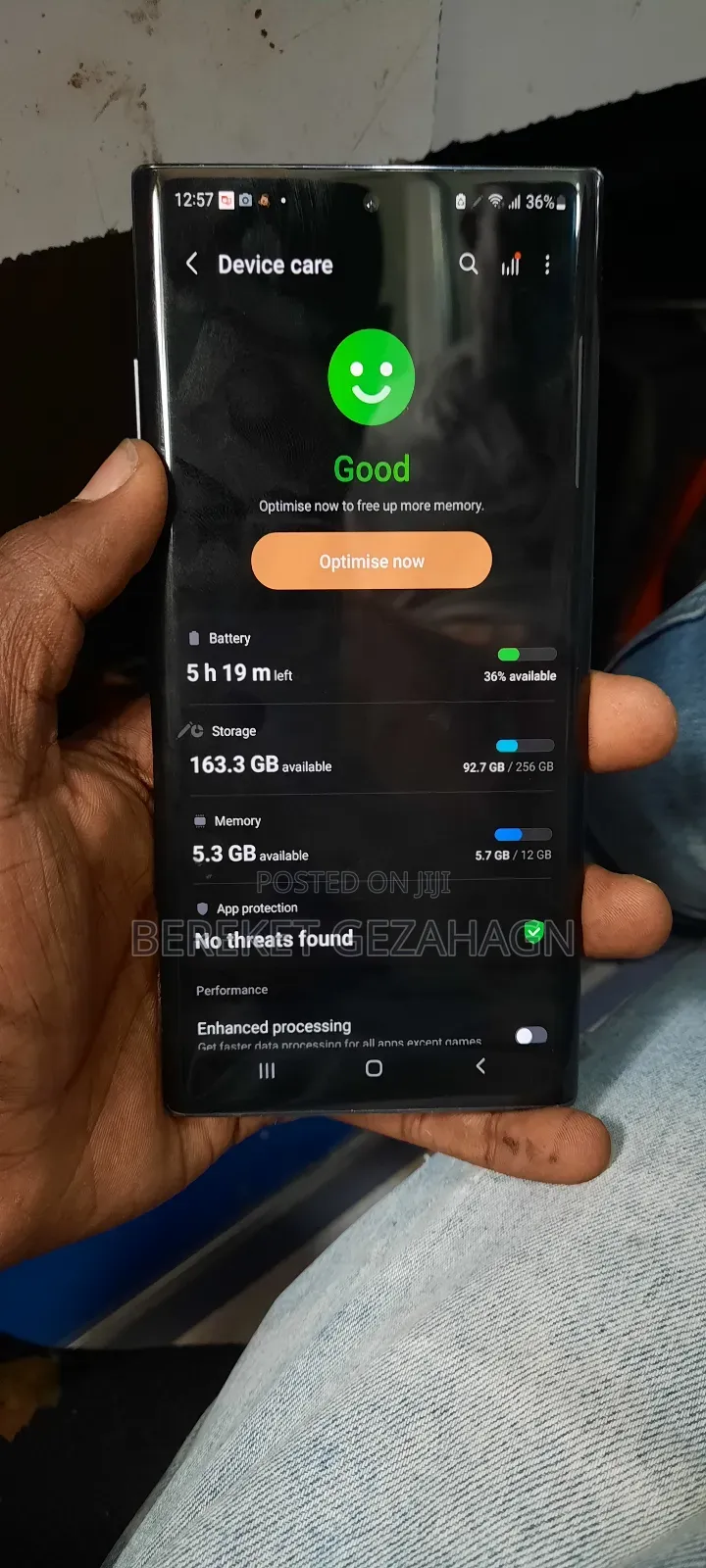 Samsung Galaxy Note 10 Plus 5G 256 GB Black