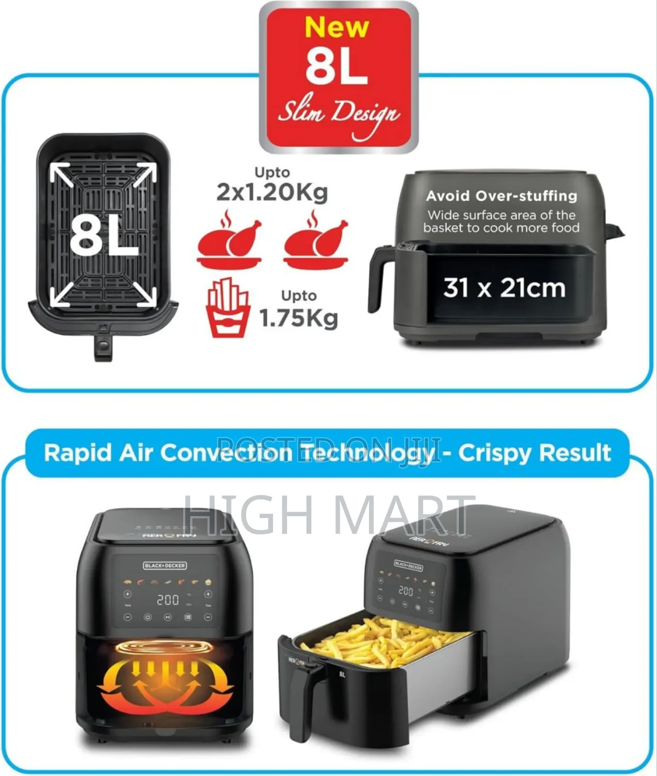 Black+Decker 3.5l Air Fryer