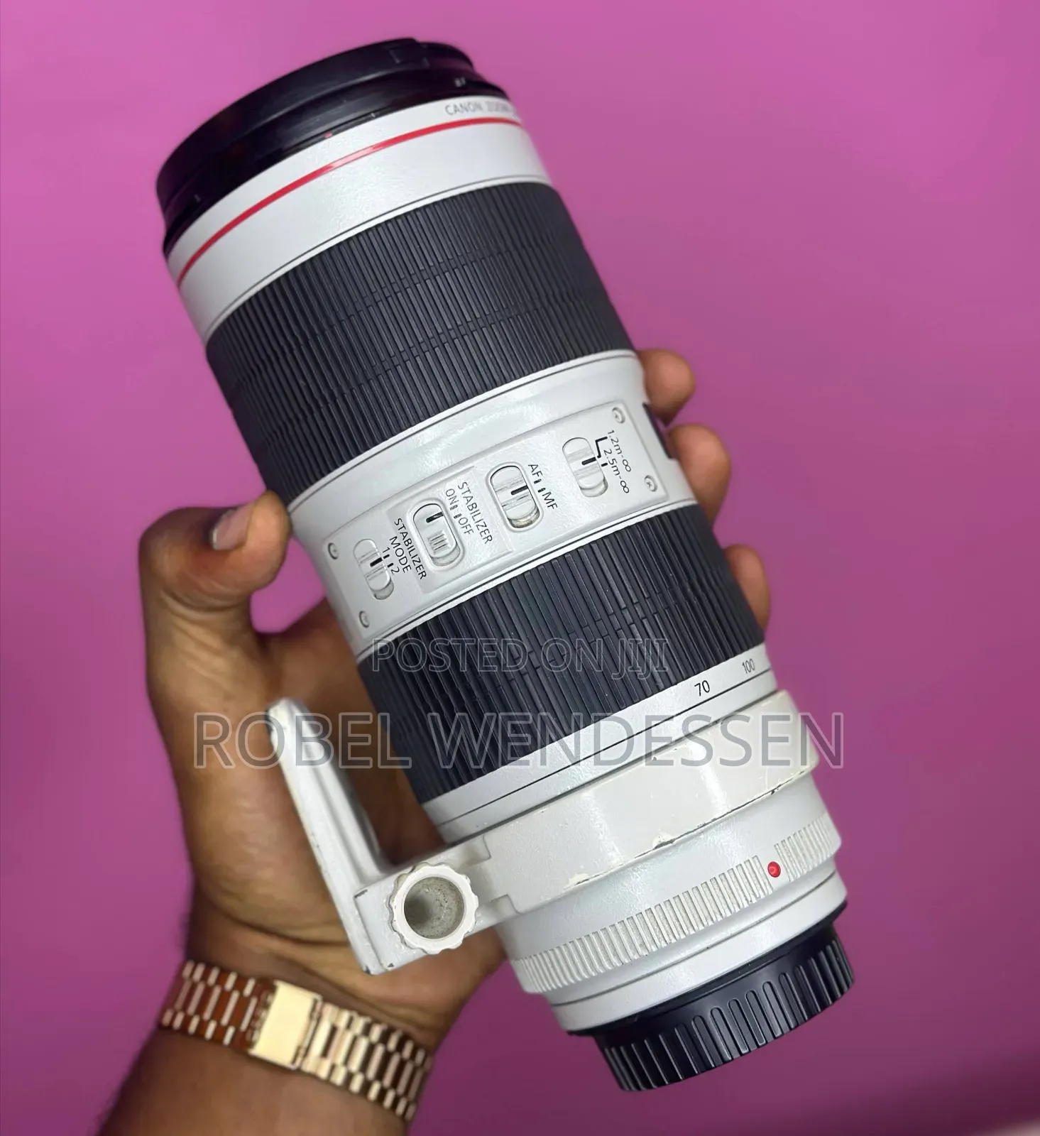 Canon 70-200mm F/2.8 M 3 Zebra Lens