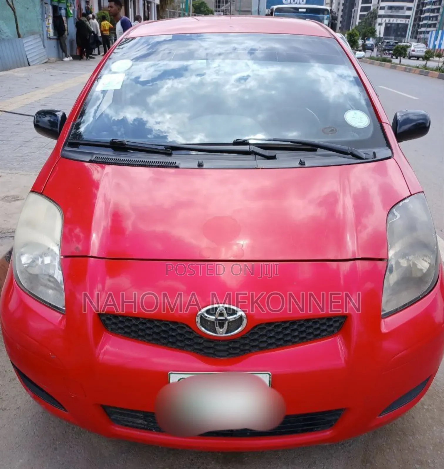 Toyota Yaris 2010 Red