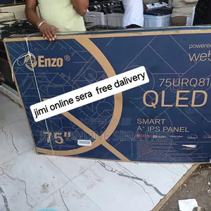 Enzo Smart Qled Tv75inch Andraid Framless Tv 2025 We Bos New Altra