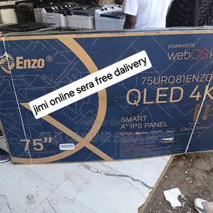 Enzo Smart Qled Tv75inch Andraid Framless Tv 2025 We Bos New Altra