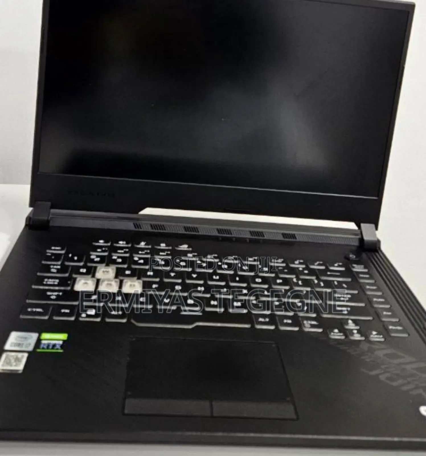 New Laptop Asus ROG Strix G15 16GB Intel Core I7 SSD 512GB