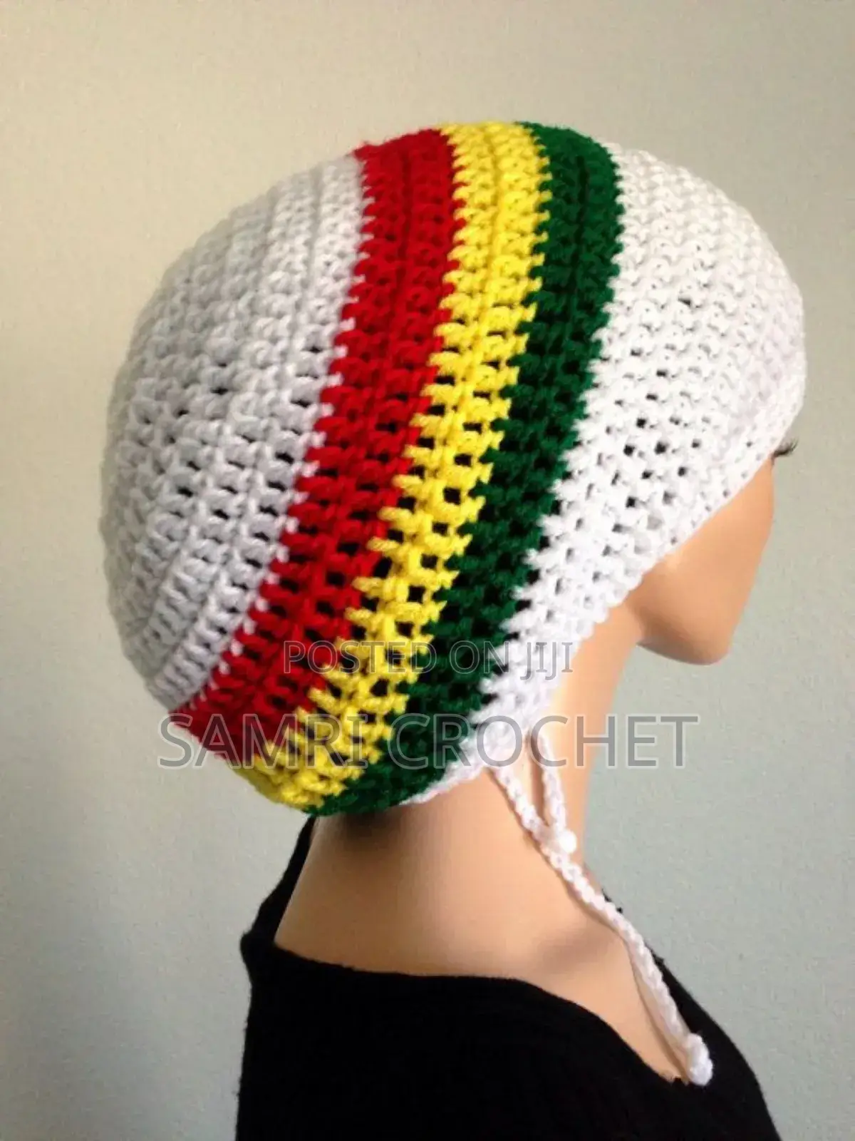 Handmade Crochet Rasta Hat – Unique Reggae Style (Negotiable)