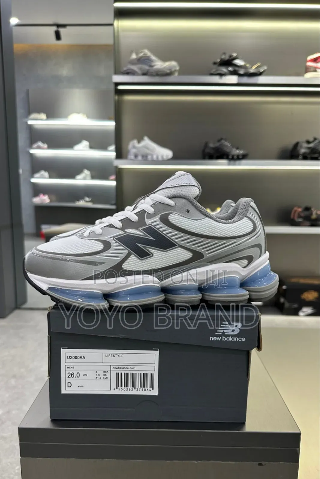 New Balnce Abzorb 2000 Grey/Blue Fashion Sneaker