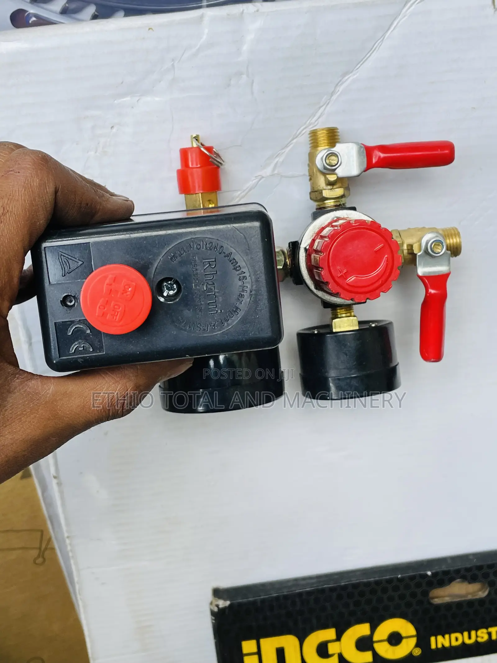 Air Compressor Pressure Switch Control Valve