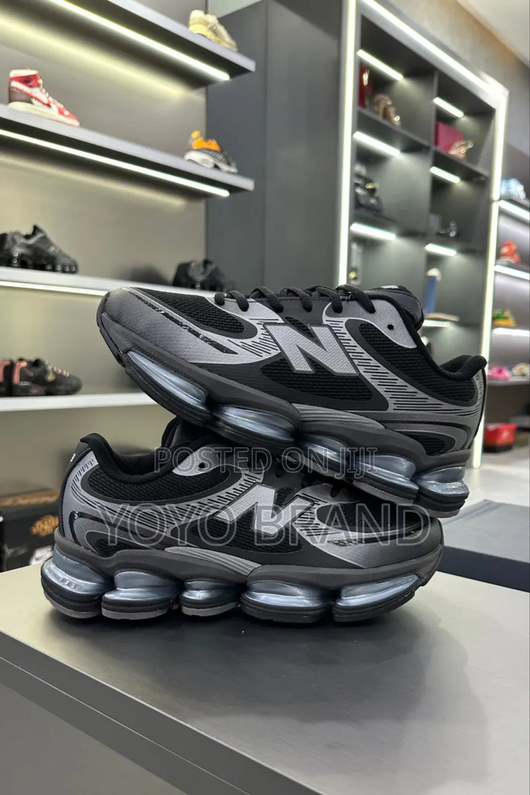 New Balance Abzorb 2000 Black/Dark Silver Fashion Shoes