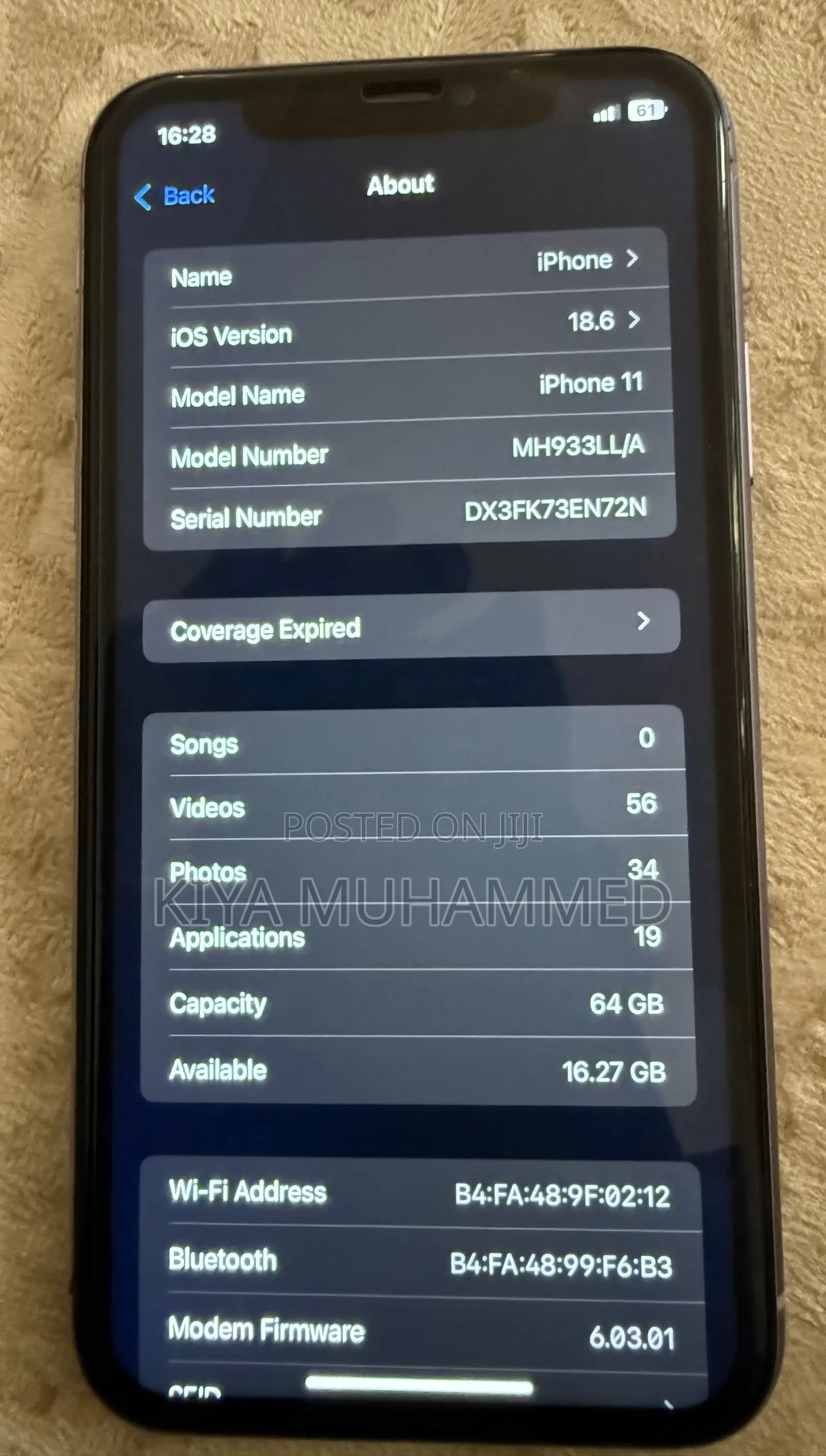 Apple iPhone 11 64 GB Purple