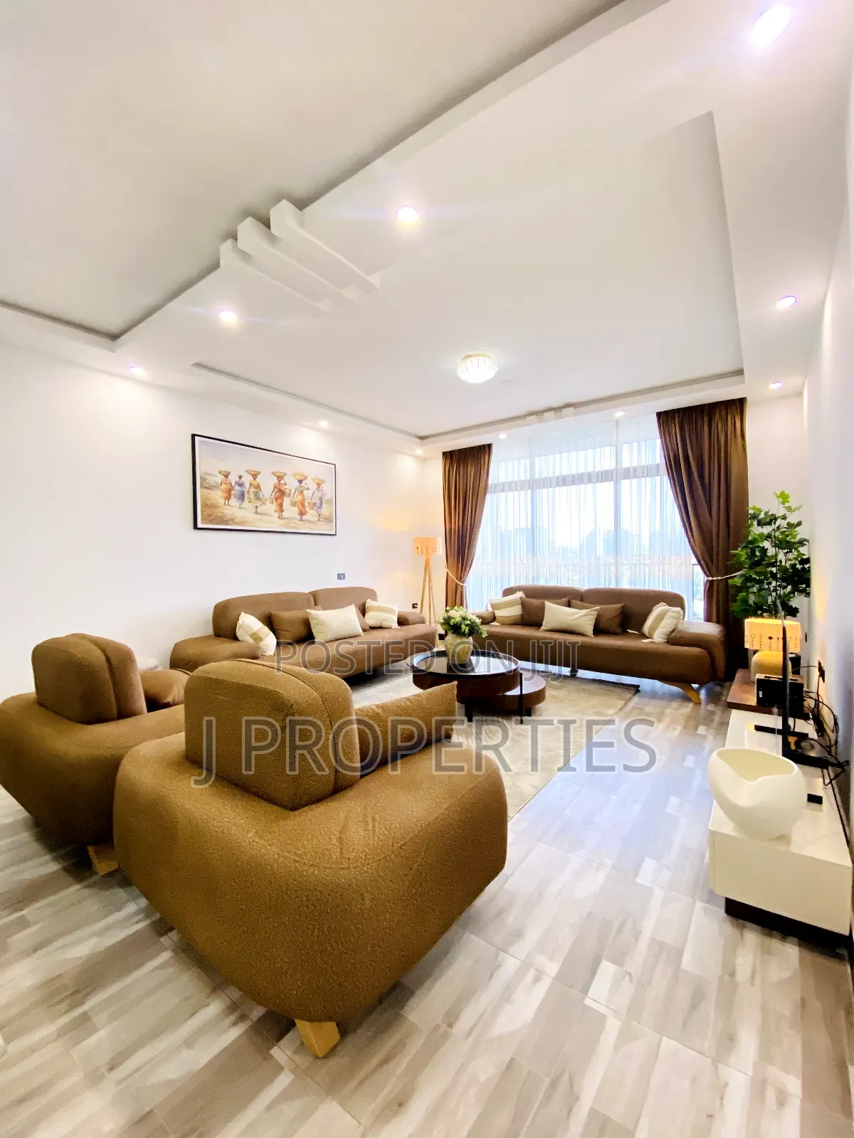 Furnished 3bdrm Apartment in Kirkos for rent