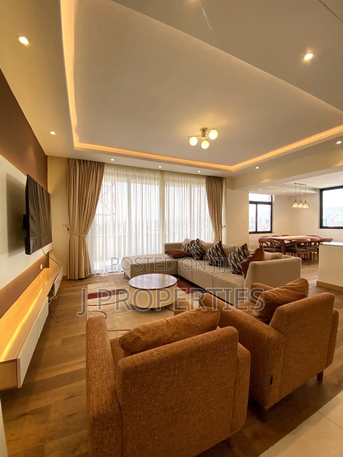 Furnished 4bdrm Apartment in Kirkos for rent