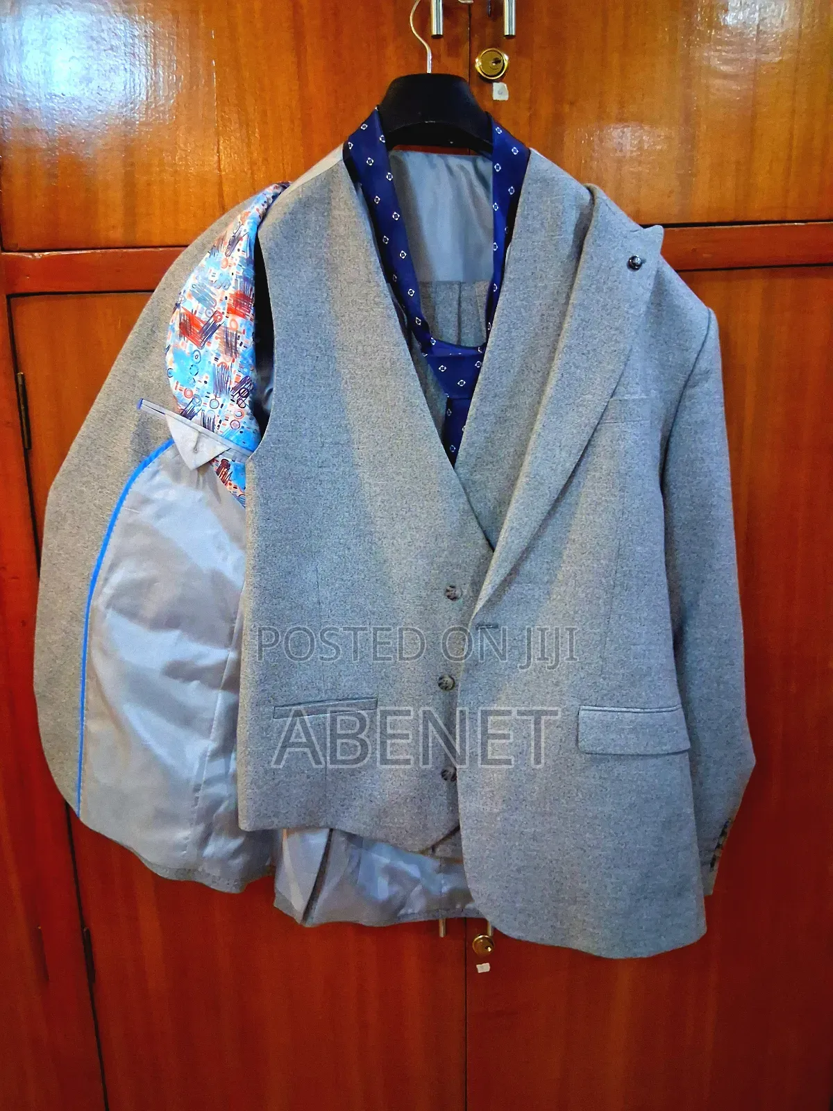 Original 3pc Fatih Zeyrek Slim Fit Tuxedo Suit For Men/ Made In Turkey