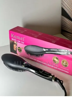 Kemei Professional Hair Straightener Brush