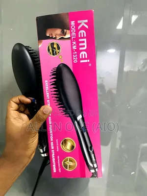 Kemei Professional Hair Straightener Brush