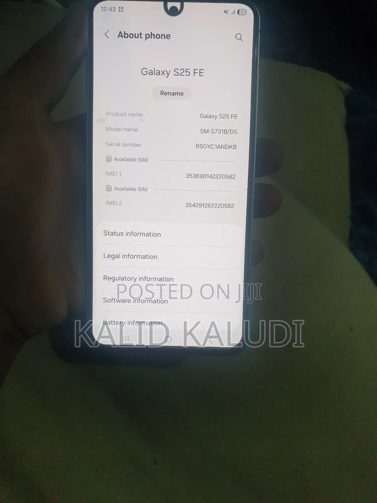 New Samsung Galaxy S25 FE 256 GB Bronze