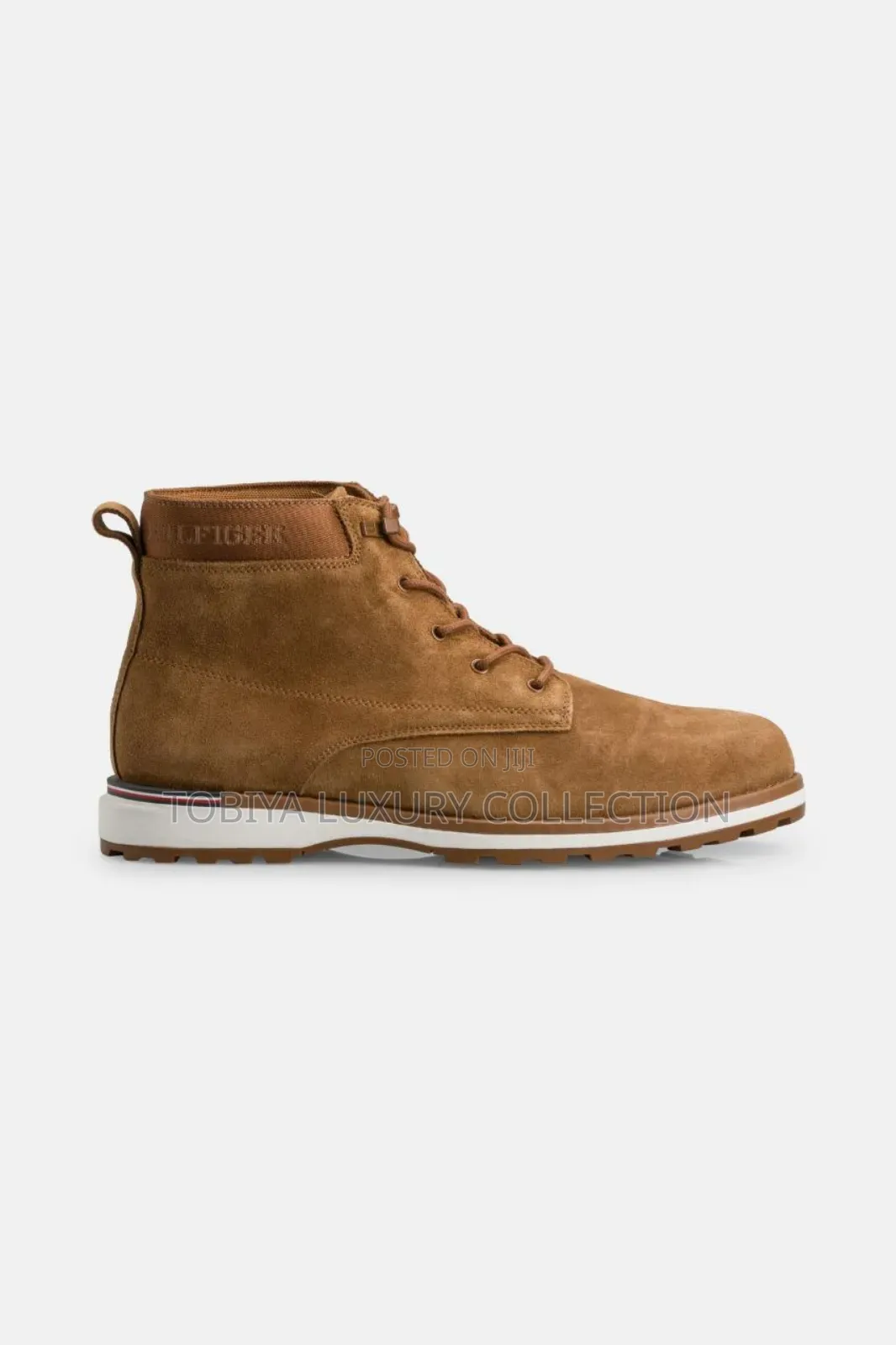 Tommy Hilfiger Leather Sneakers 'Essex' Brown 25,000 Birr