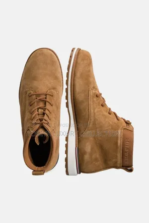 Tommy Hilfiger Leather Sneakers 'Essex' Brown 25,000 Birr