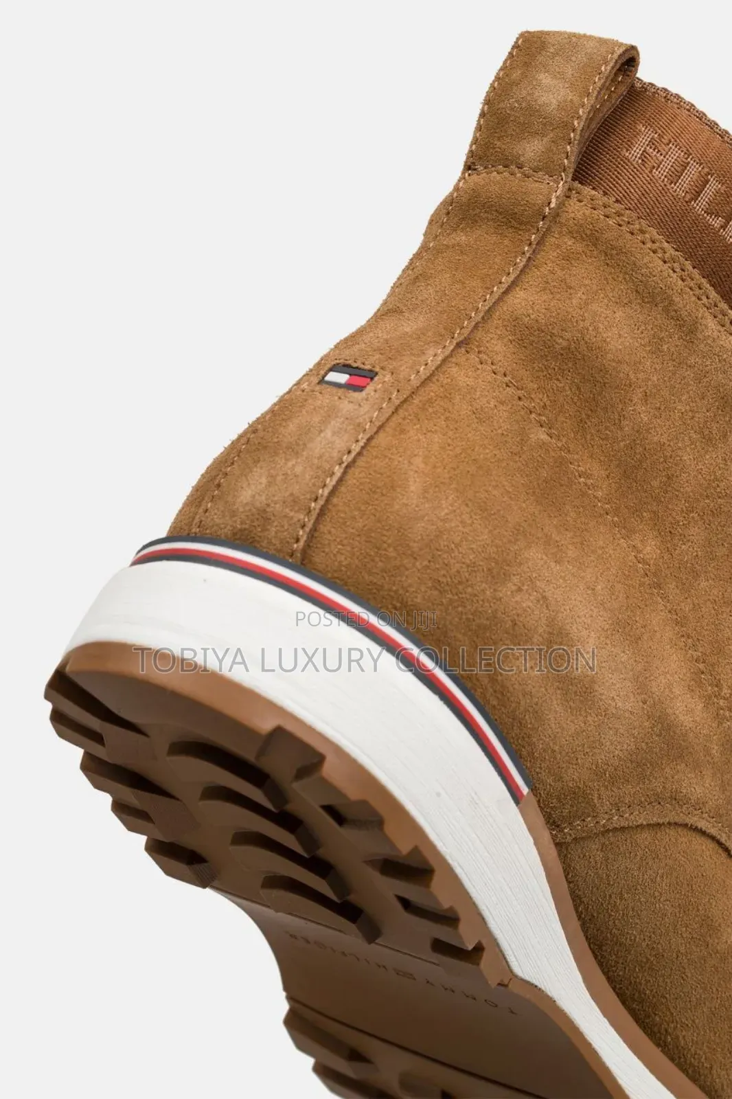 Tommy Hilfiger Leather Sneakers 'Essex' Brown 25,000 Birr
