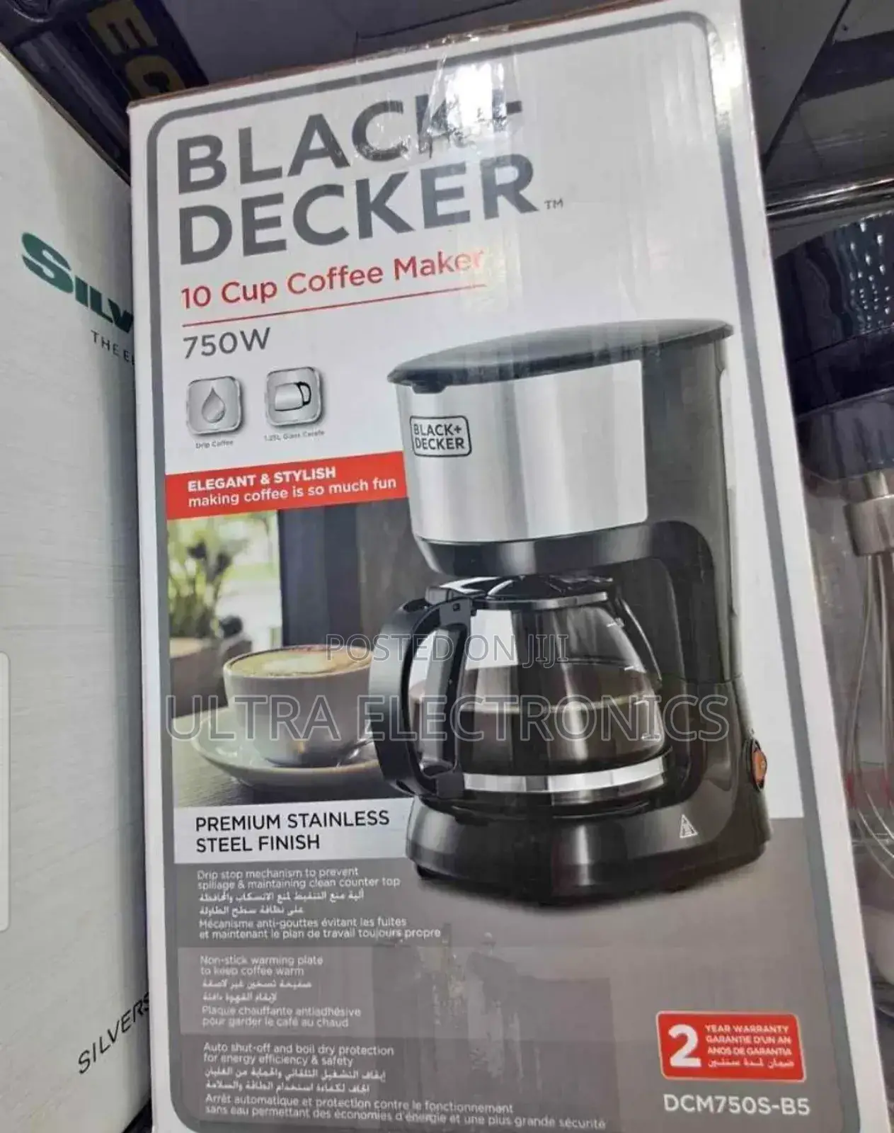 Black+Decker 10-Cup Coffee Maker (Model Dcm750s-B5