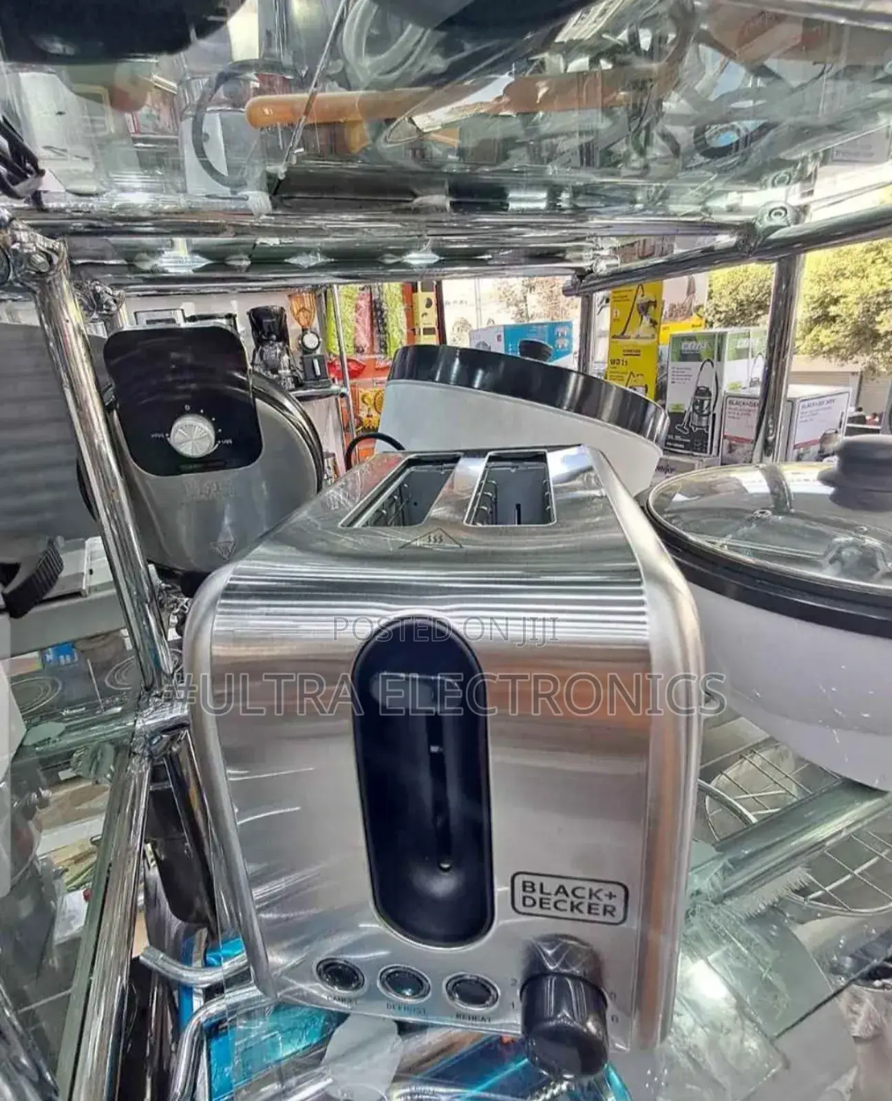 Black+Decker 2-Slice Toaster, Specifically Model Et244-B5.