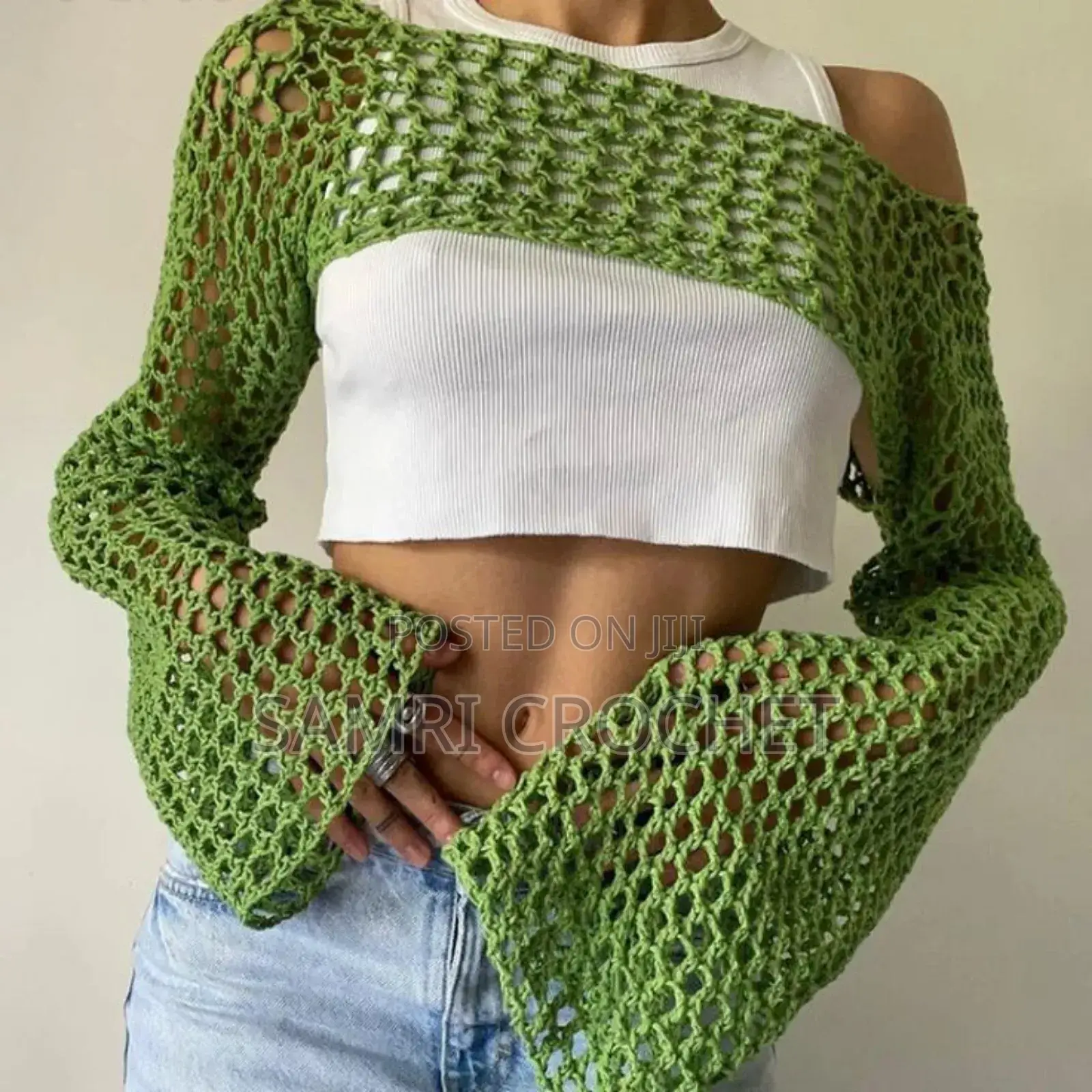 Handmade Crochet Shrug Top – Stylish Unique