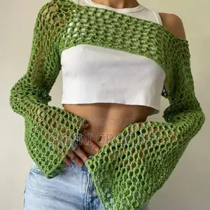Handmade Crochet Shrug Top – Stylish Unique