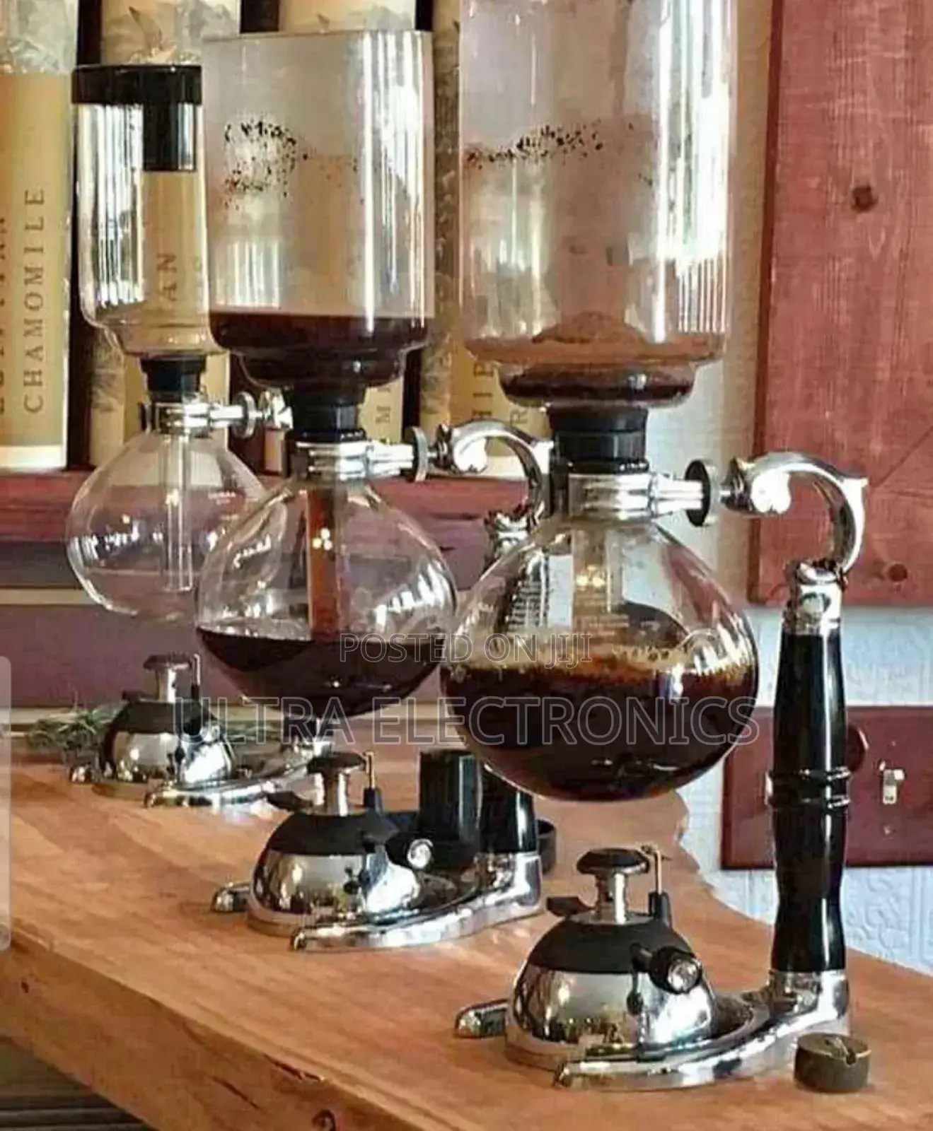 እስቲም ቡና ማሽን Siphon Coffee Maker, or Siphon እስቲም ቡና ማሽን