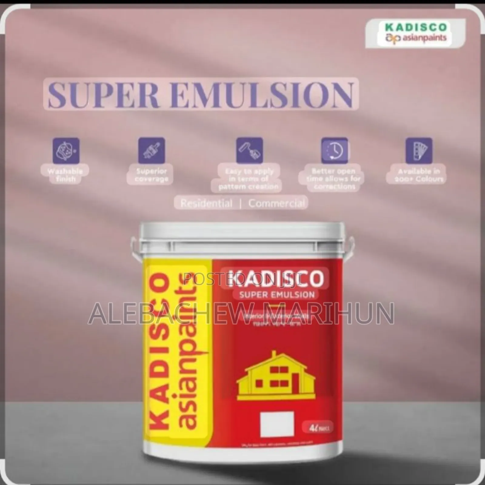 የካዲስኮ ቀለሞች ( Kadisco Paint Products )