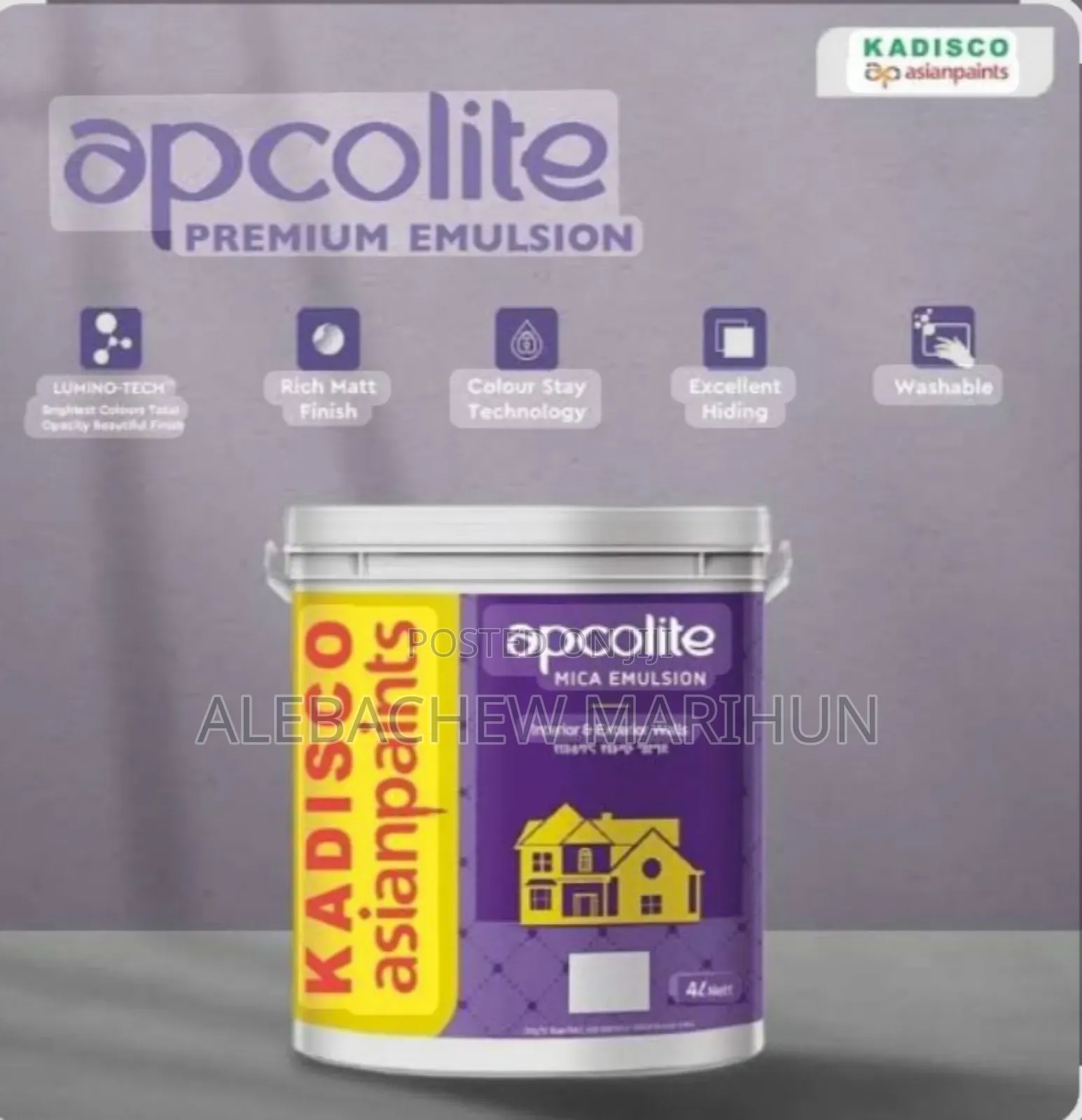 የካዲስኮ ቀለሞች ( Kadisco Paint Products )