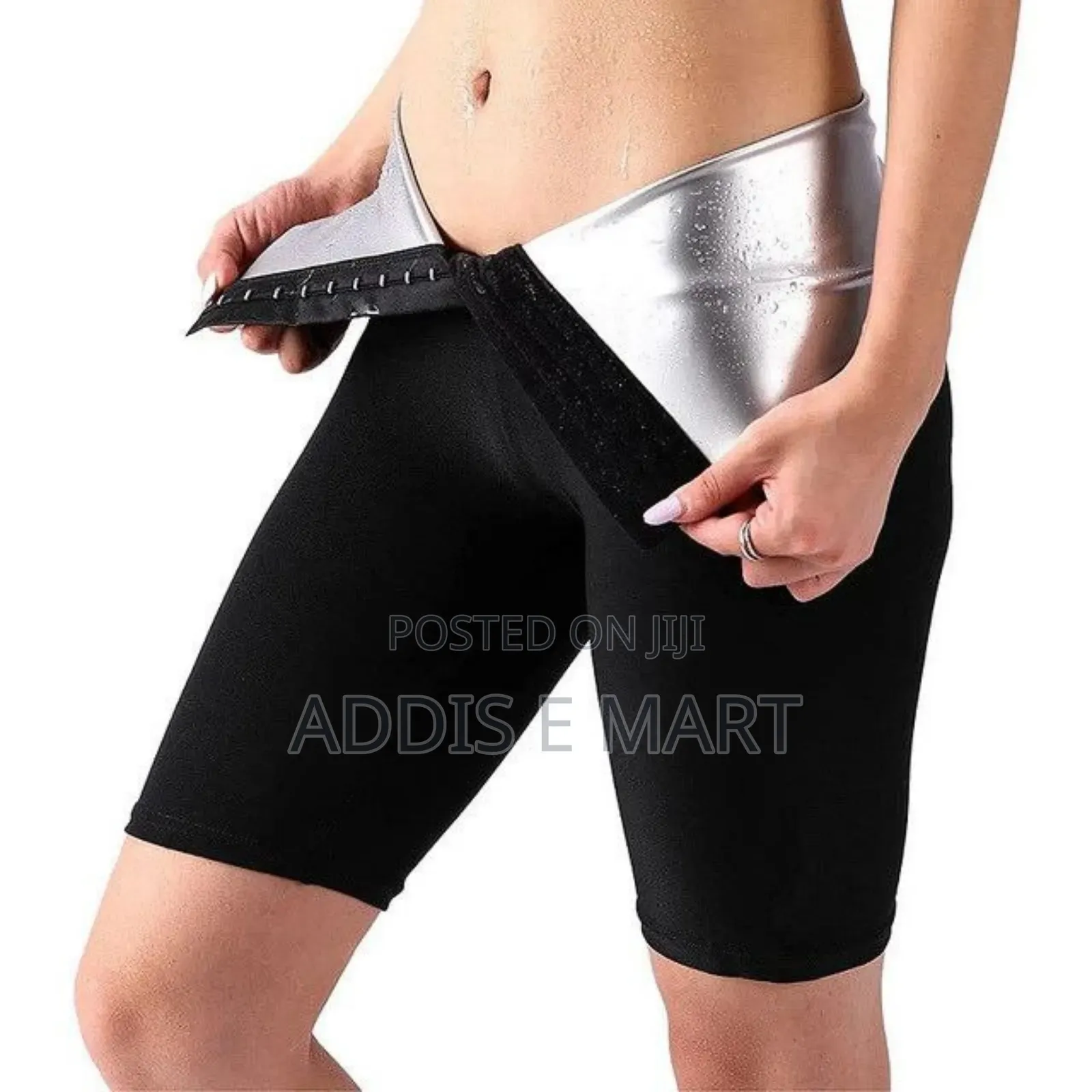Comfortable and Soft High Waist Sauna Sweat Shorts