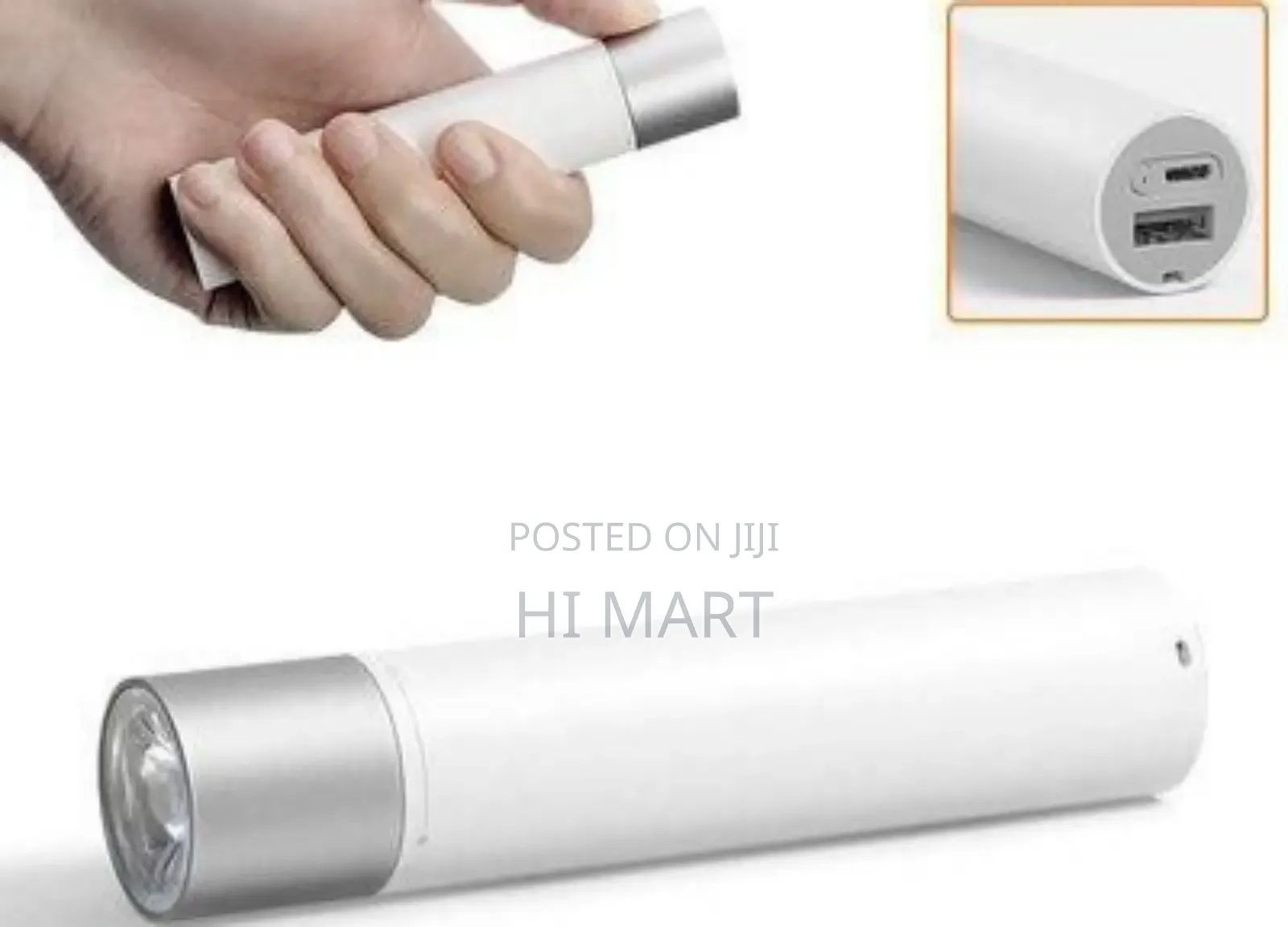 Original 2in1 Mi Power Bank With Flash Light