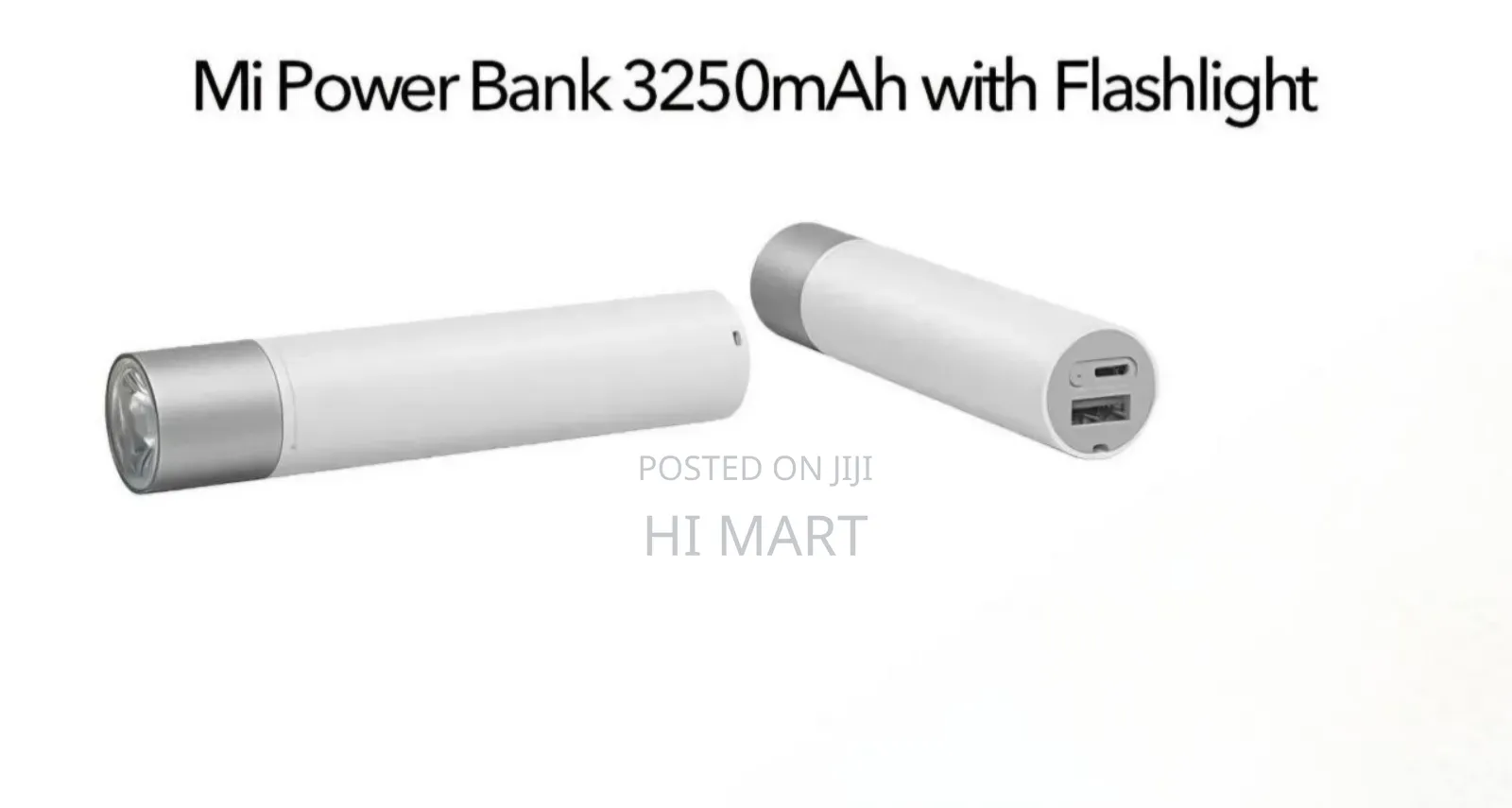 Original 2in1 Mi Power Bank With Flash Light