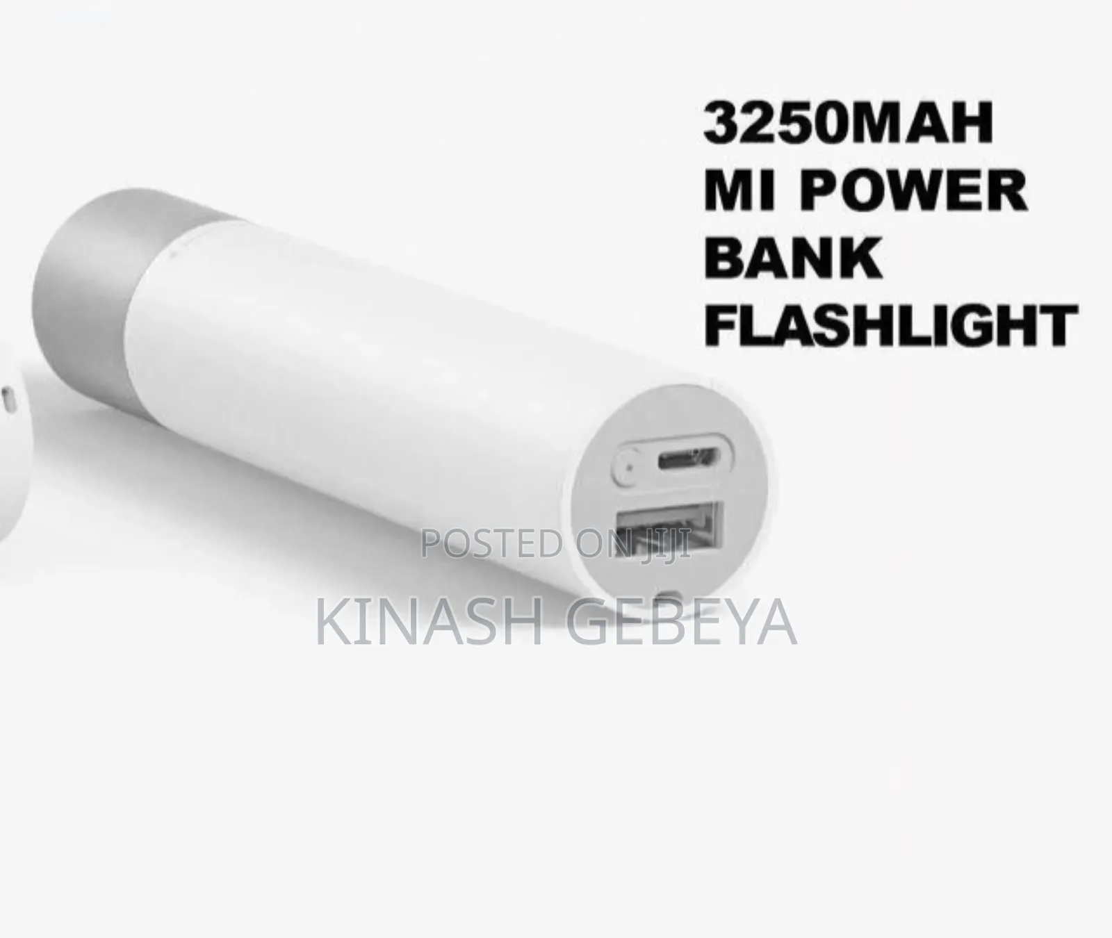 2in1 High Quality Mi Power Bank With Flash Light