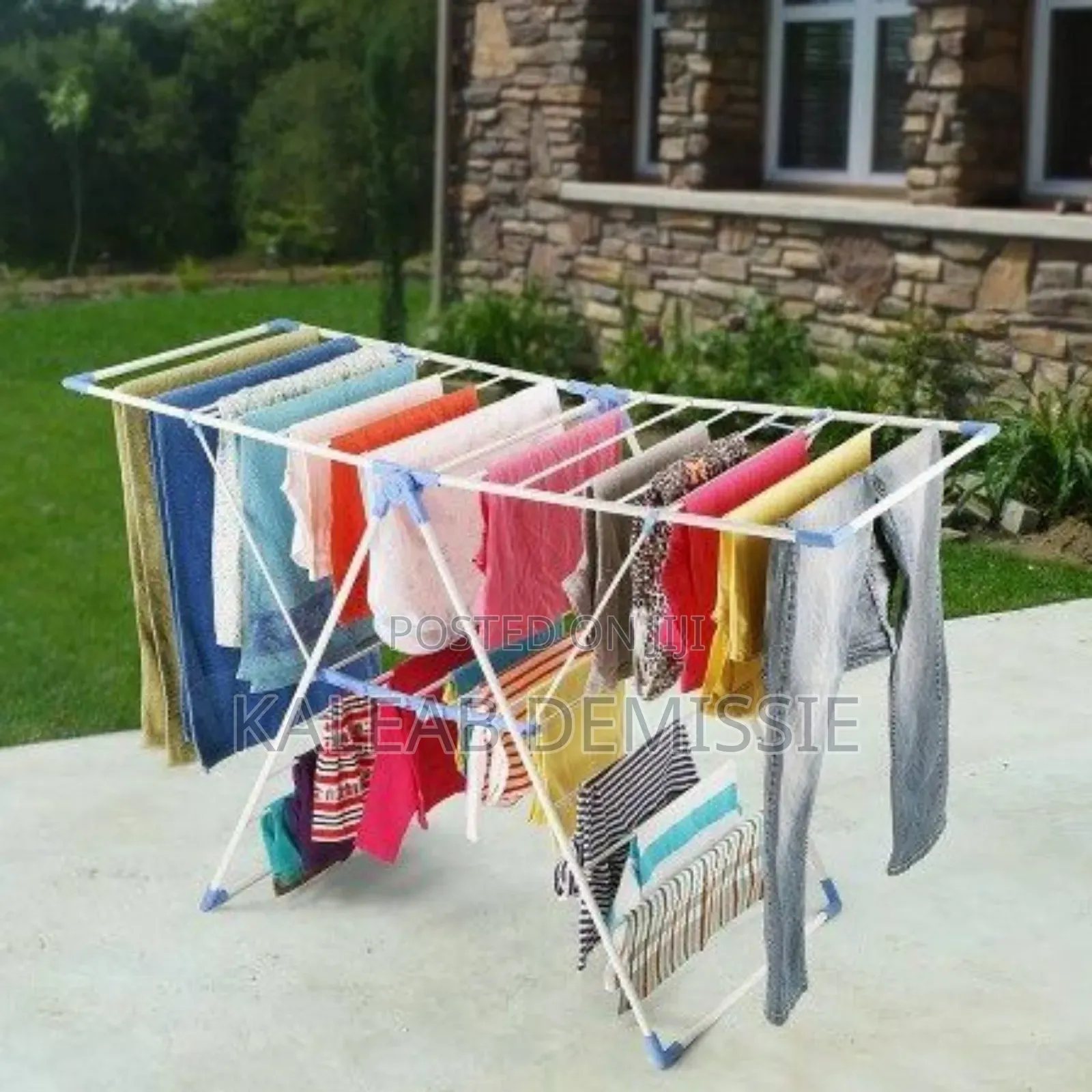 Aluminum Cloth Drying Stand የአልሙኒየም ልብስ ማስጪያ