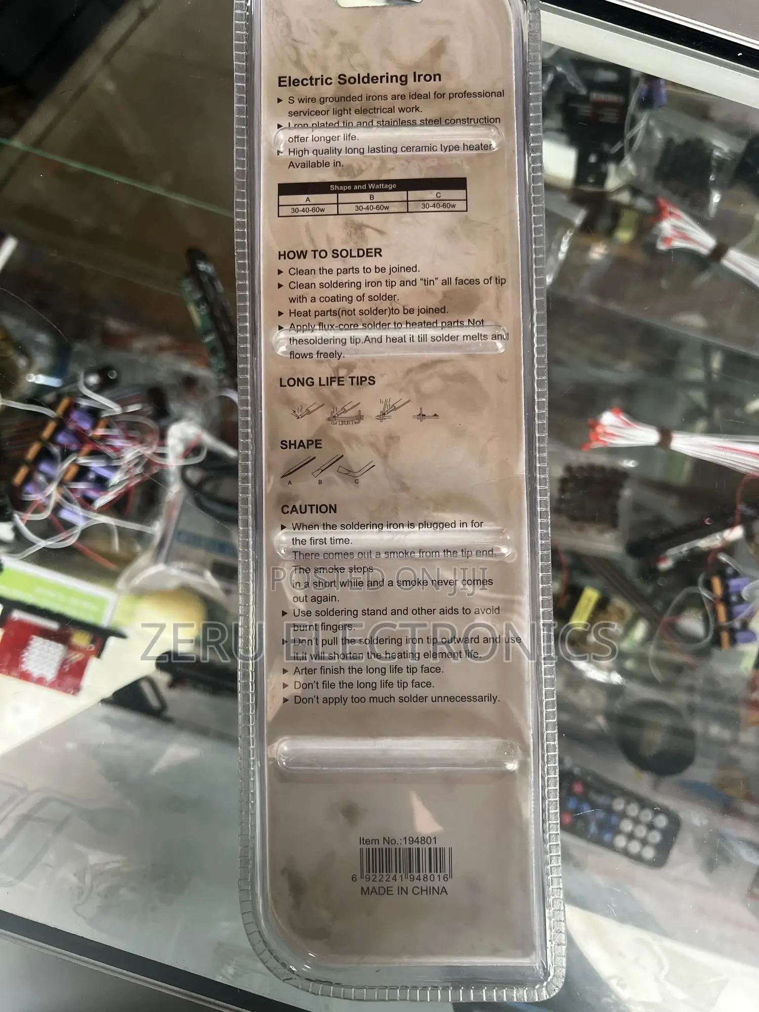 Electric Soldering Iron