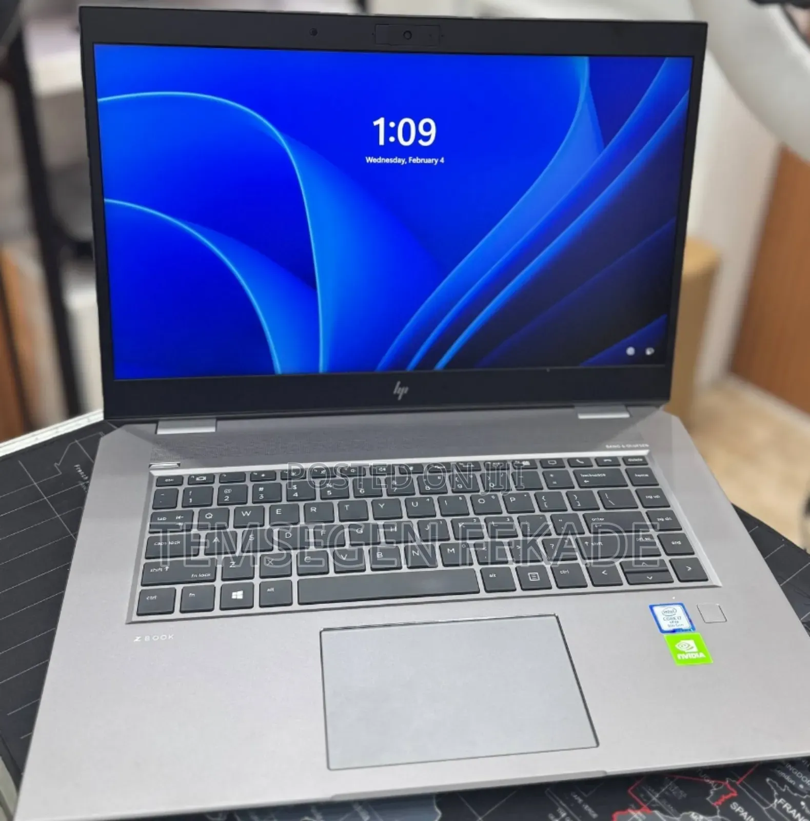 New Laptop HP ZBook Studio G5 16GB Intel Core I7 SSD 512GB