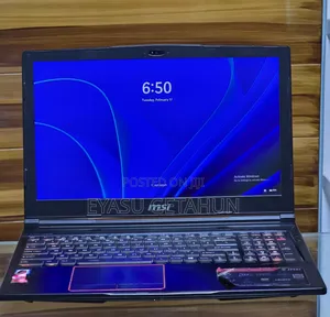 New Laptop MSI MSI Sword 15 16GB Intel Core I7 SSD 512GB