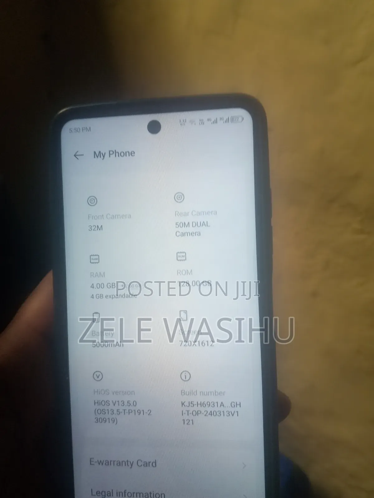 Tecno Spark 20 128 GB Gray