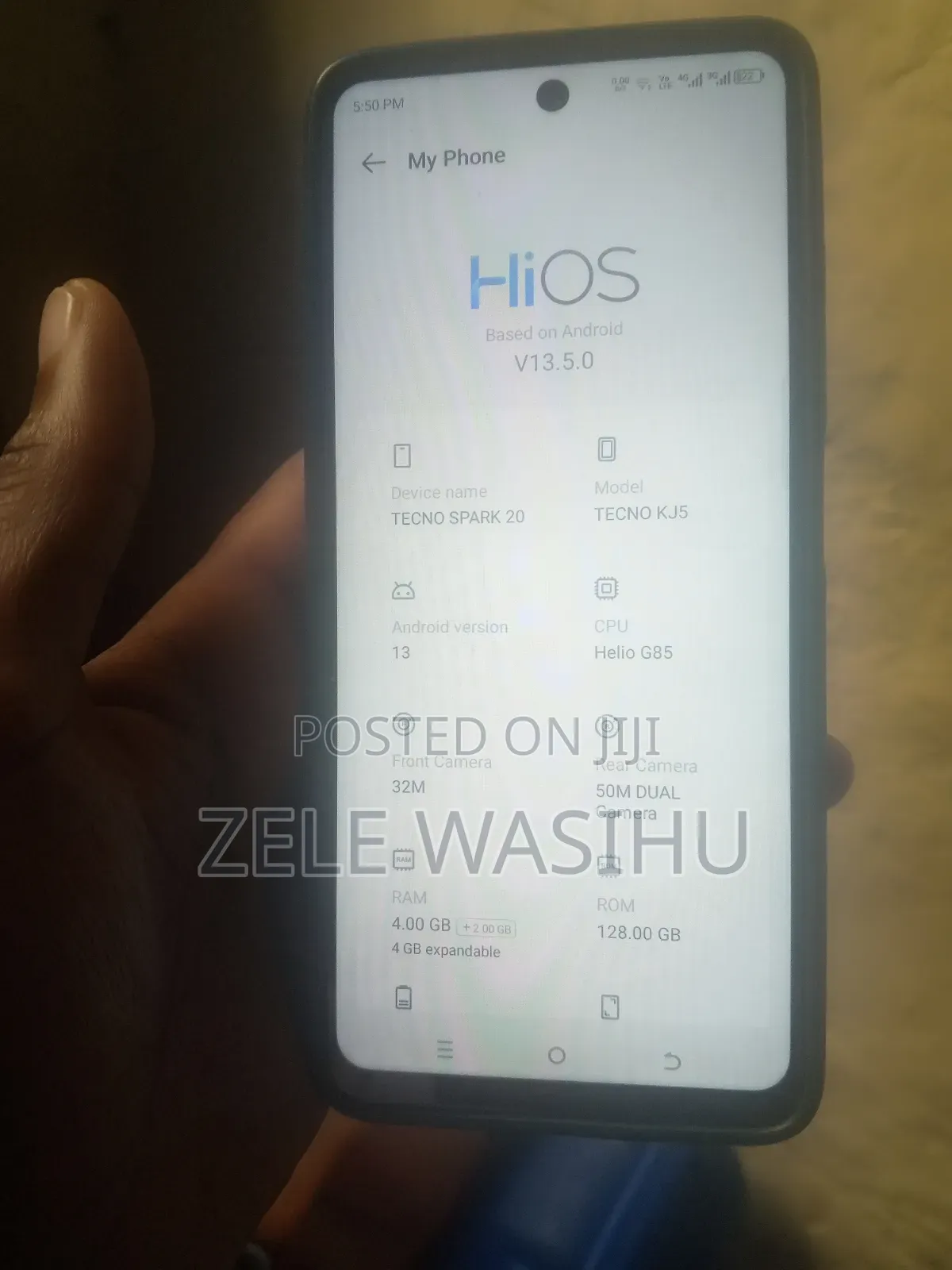 Tecno Spark 20 128 GB Gray