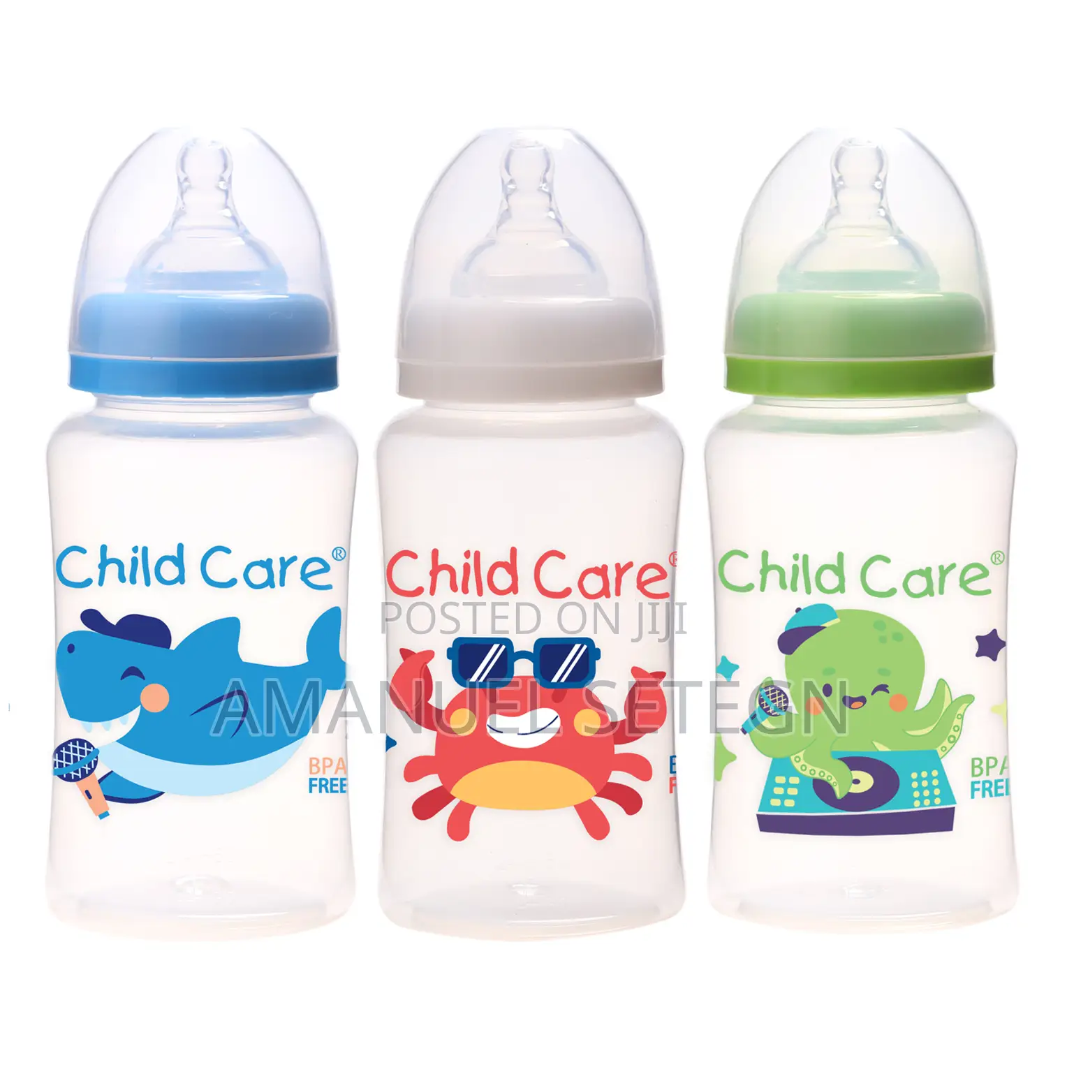 3 Pc Only Baby Feeding Bottles