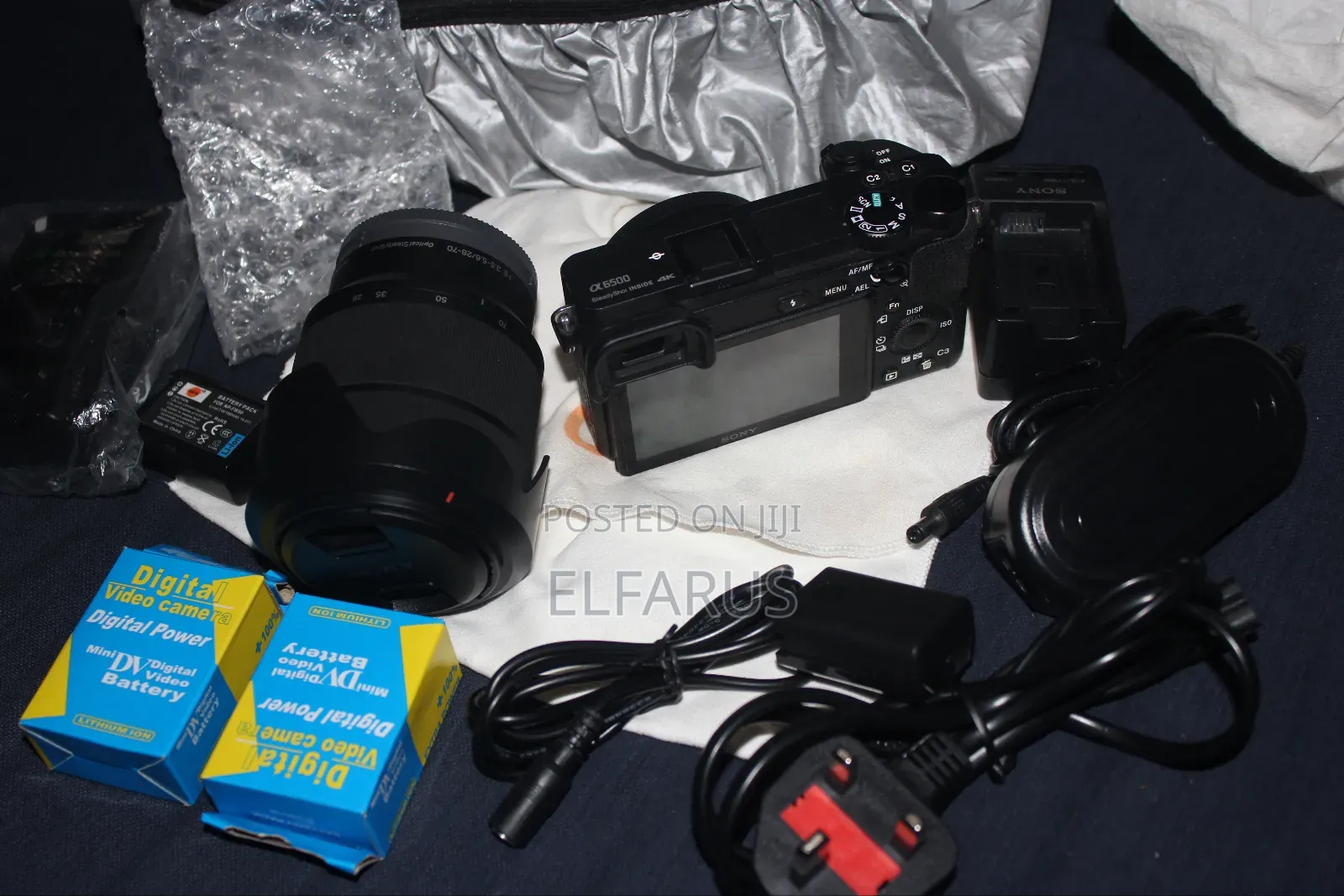 Sony Alpha A6500 Mirrorless Kit + Extras