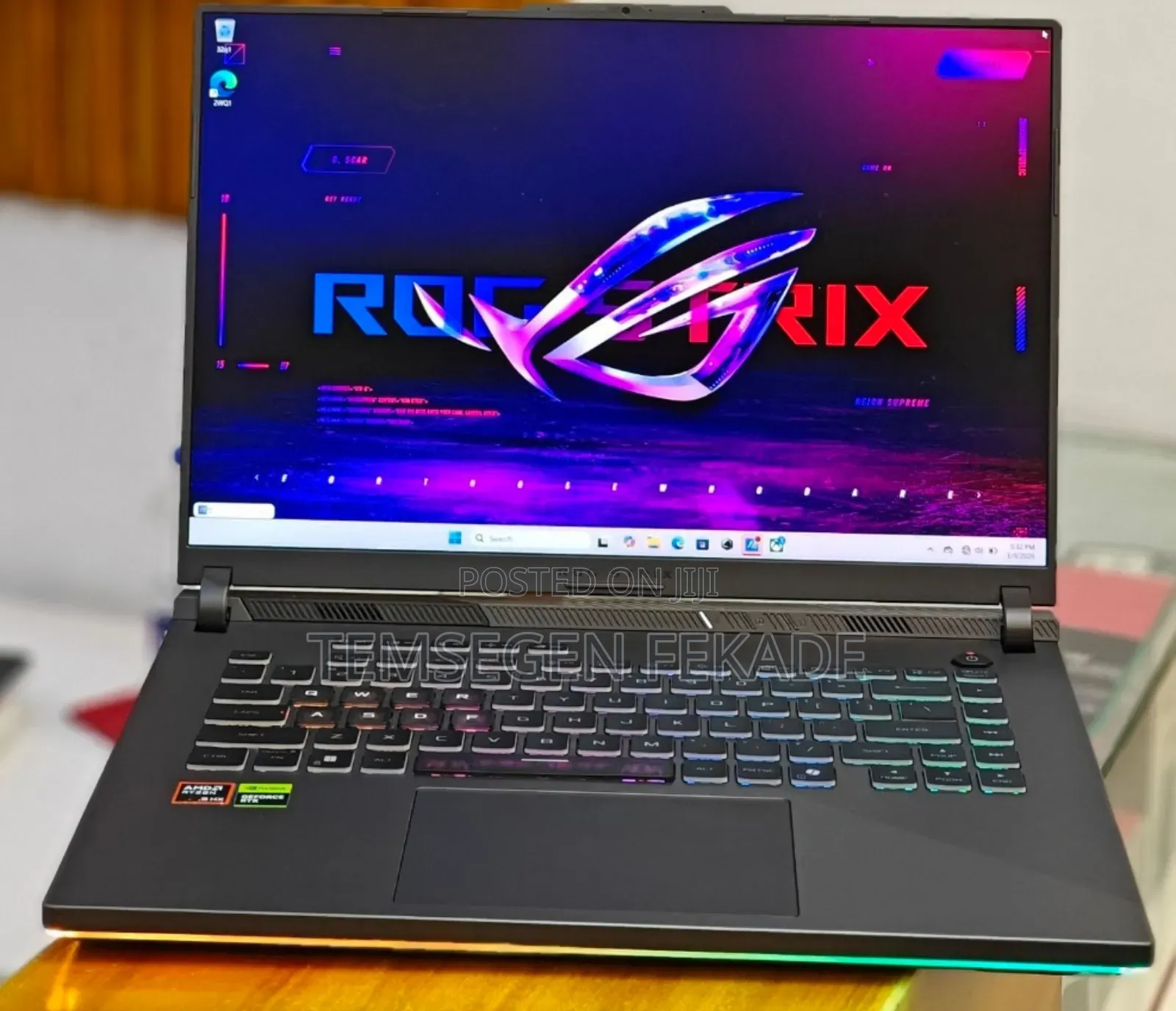 New Laptop Asus ROG Strix G16 G614 16GB AMD Ryzen 9 SSD 1T